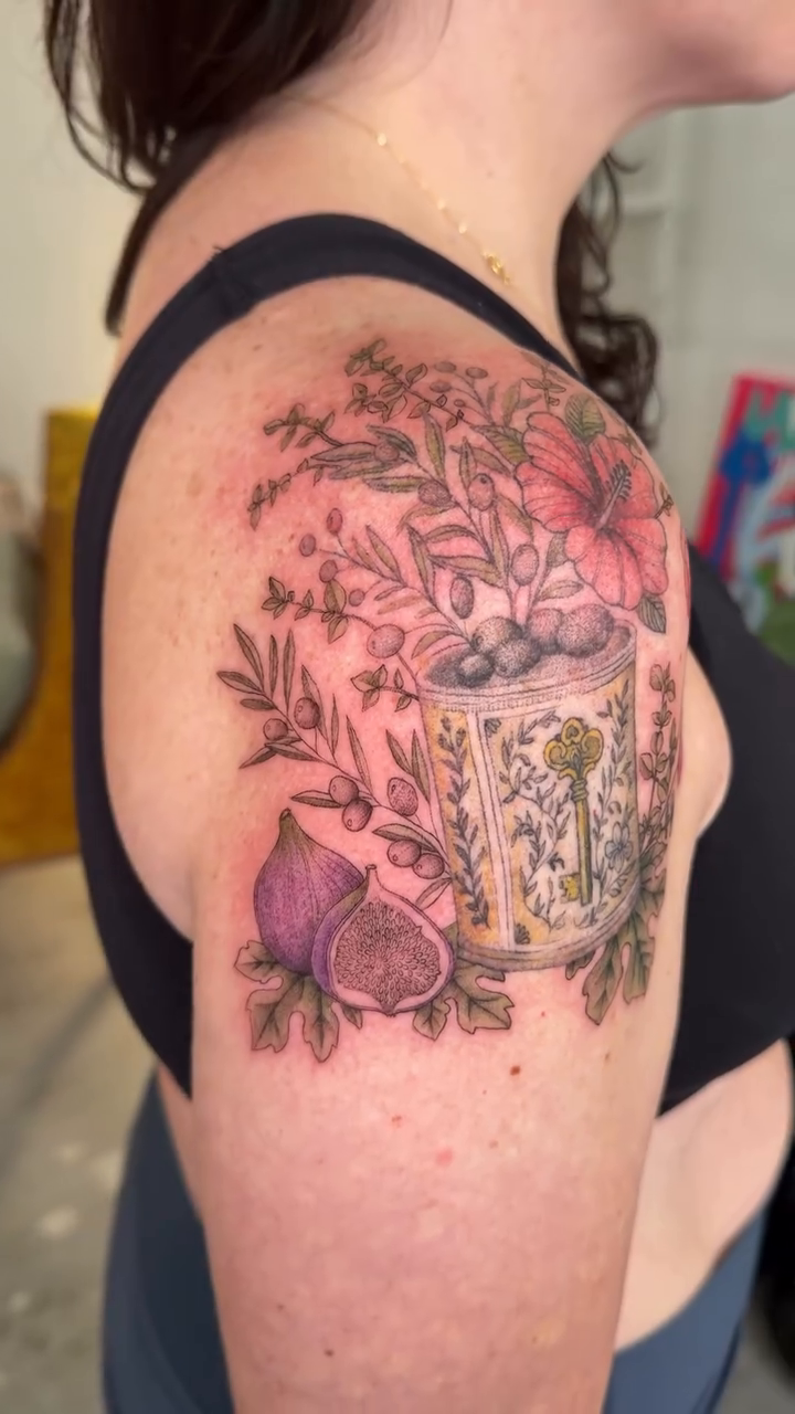 Tattoo by @cradleoftattoo — realism, color