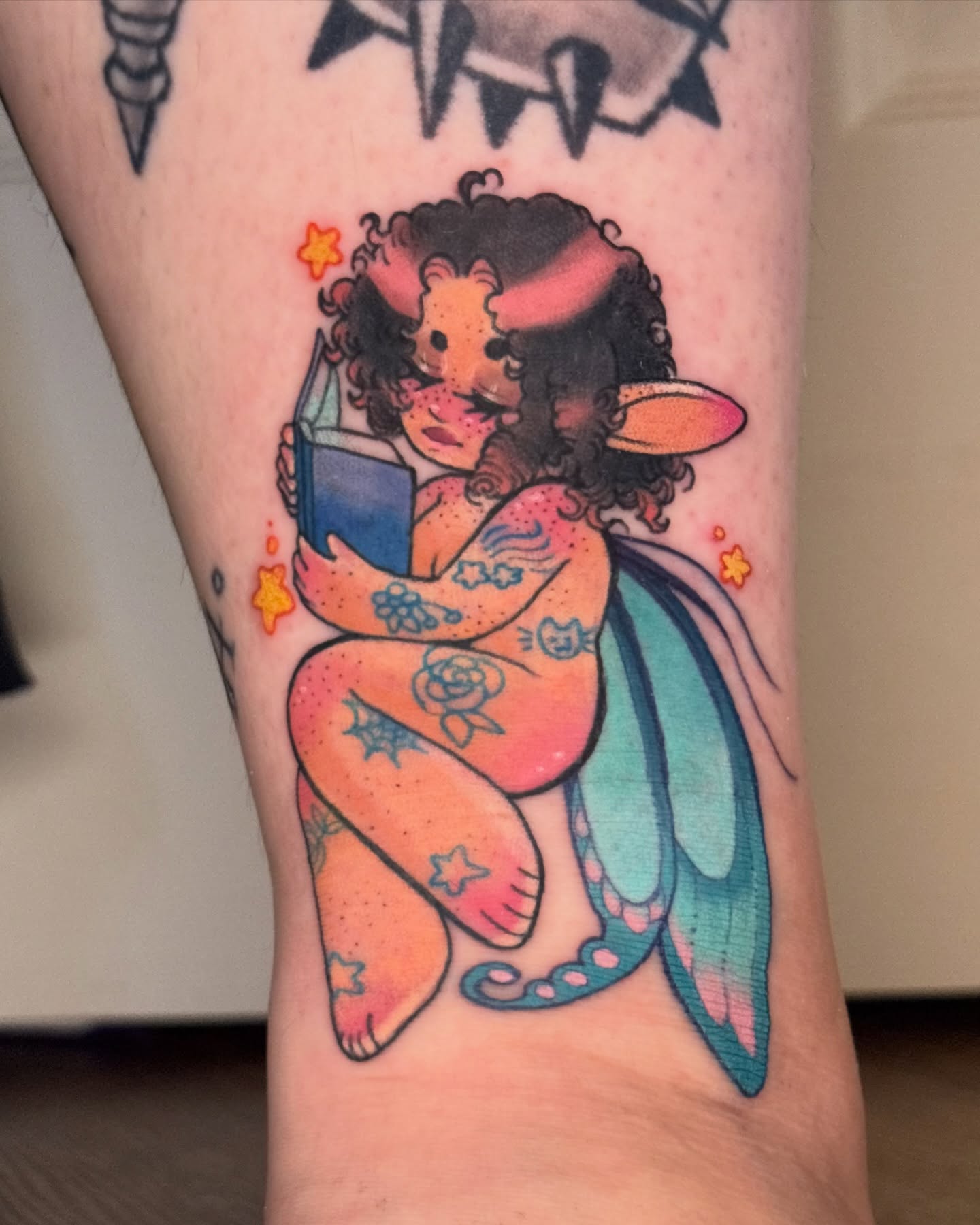 Tattoo by @folktaletattoo — new_school, dotwork