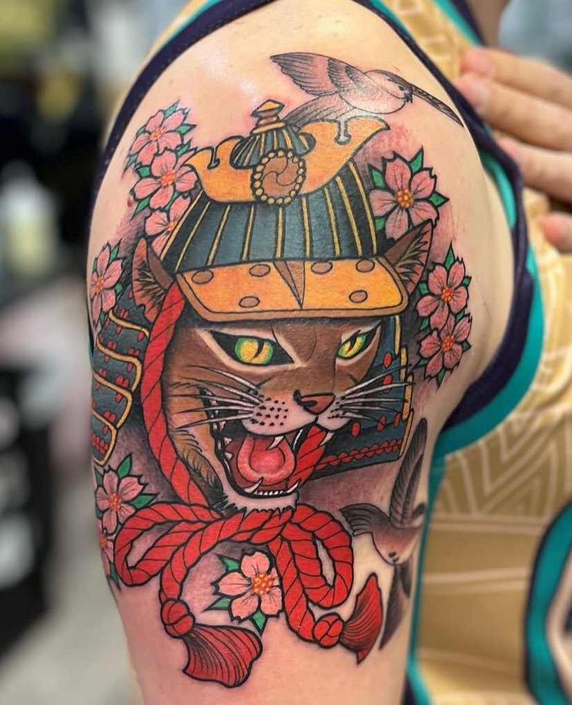 Tattoo by @milesmaniaci — neo_traditional, japanese_irezumi