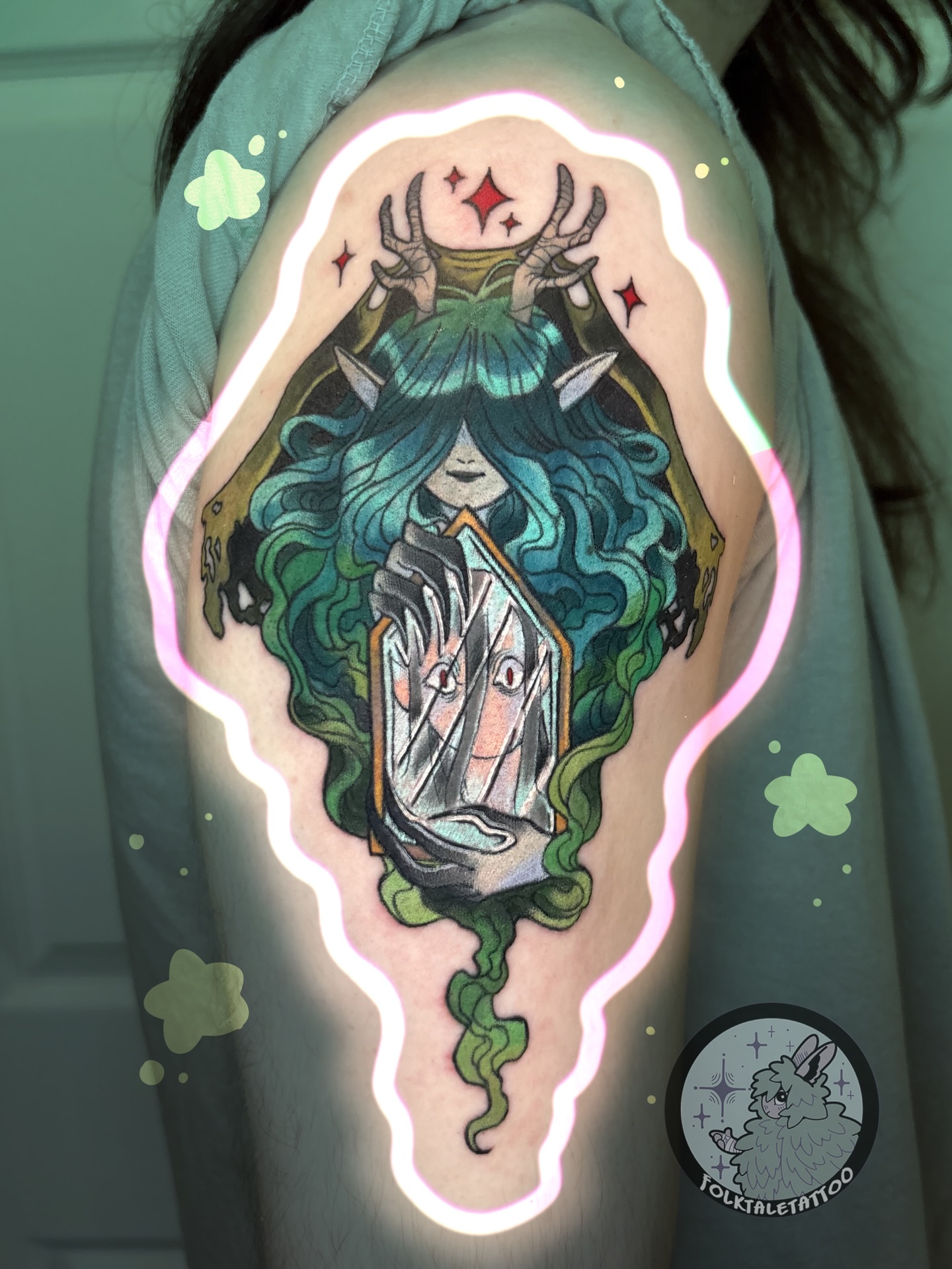 Tattoo by @folktaletattoo — anime, illustrative