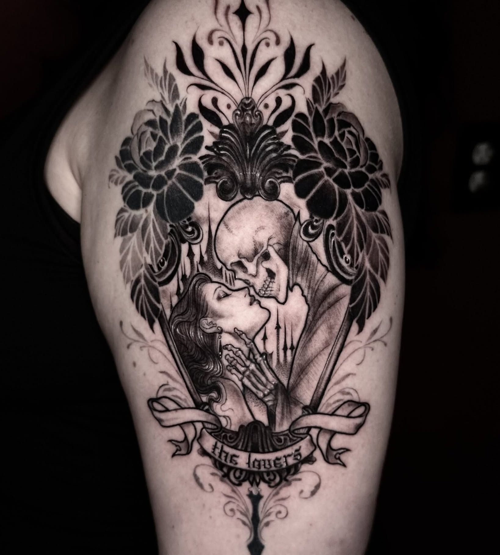 Tattoo by @elena.rivera.tattoos — black_and_grey, realism