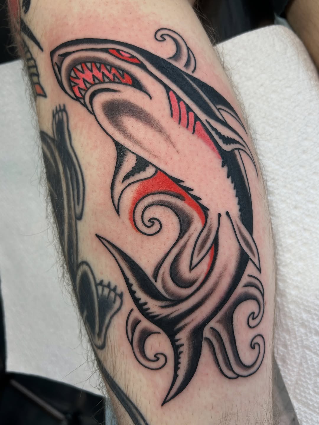 Tattoo by @lillykatetattoos — american_traditional, black_and_grey