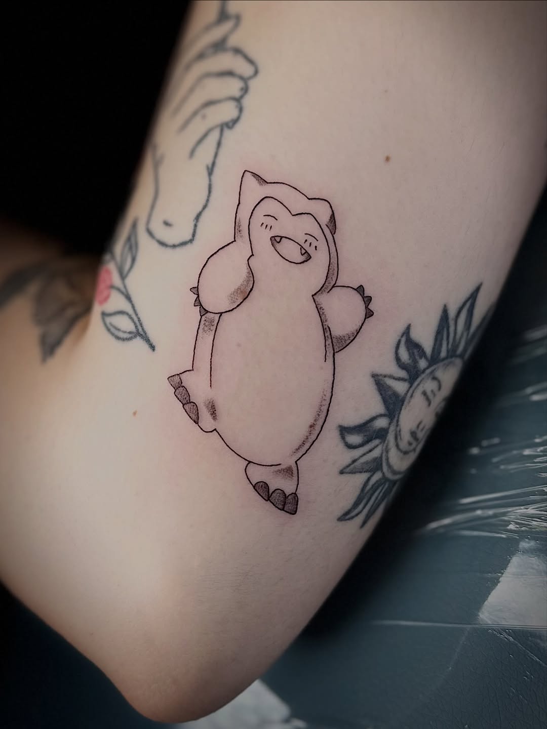 Tattoo by @nunutattoo111 — anime, fine_line