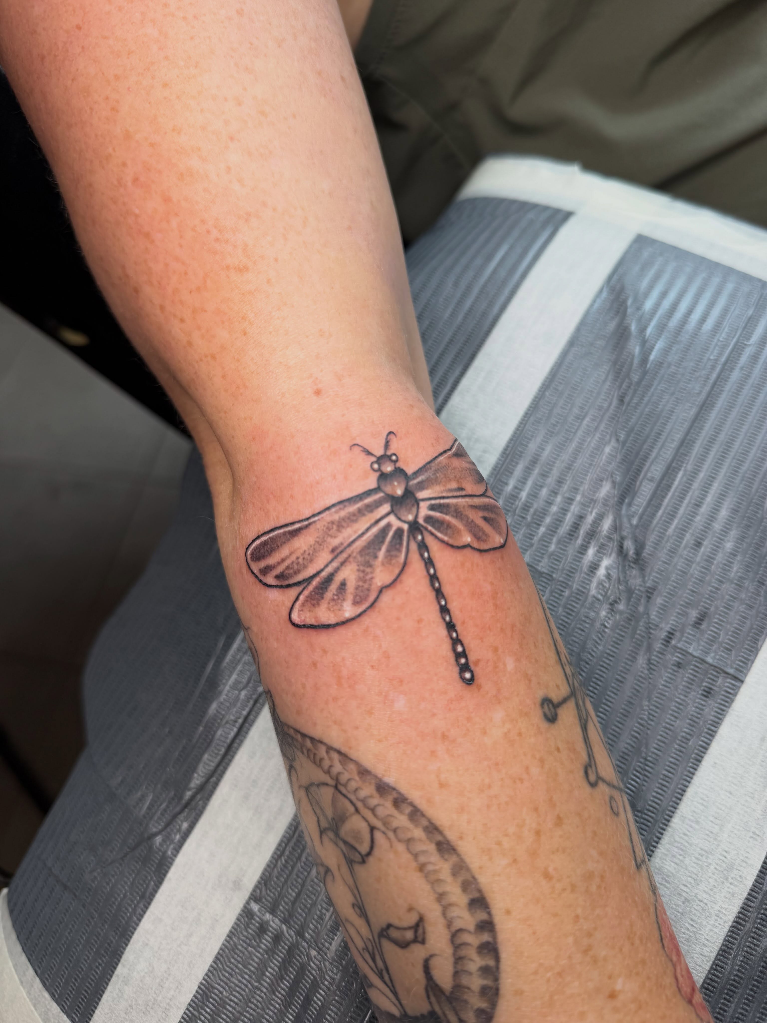 Tattoo by @summertats — dotwork, realism