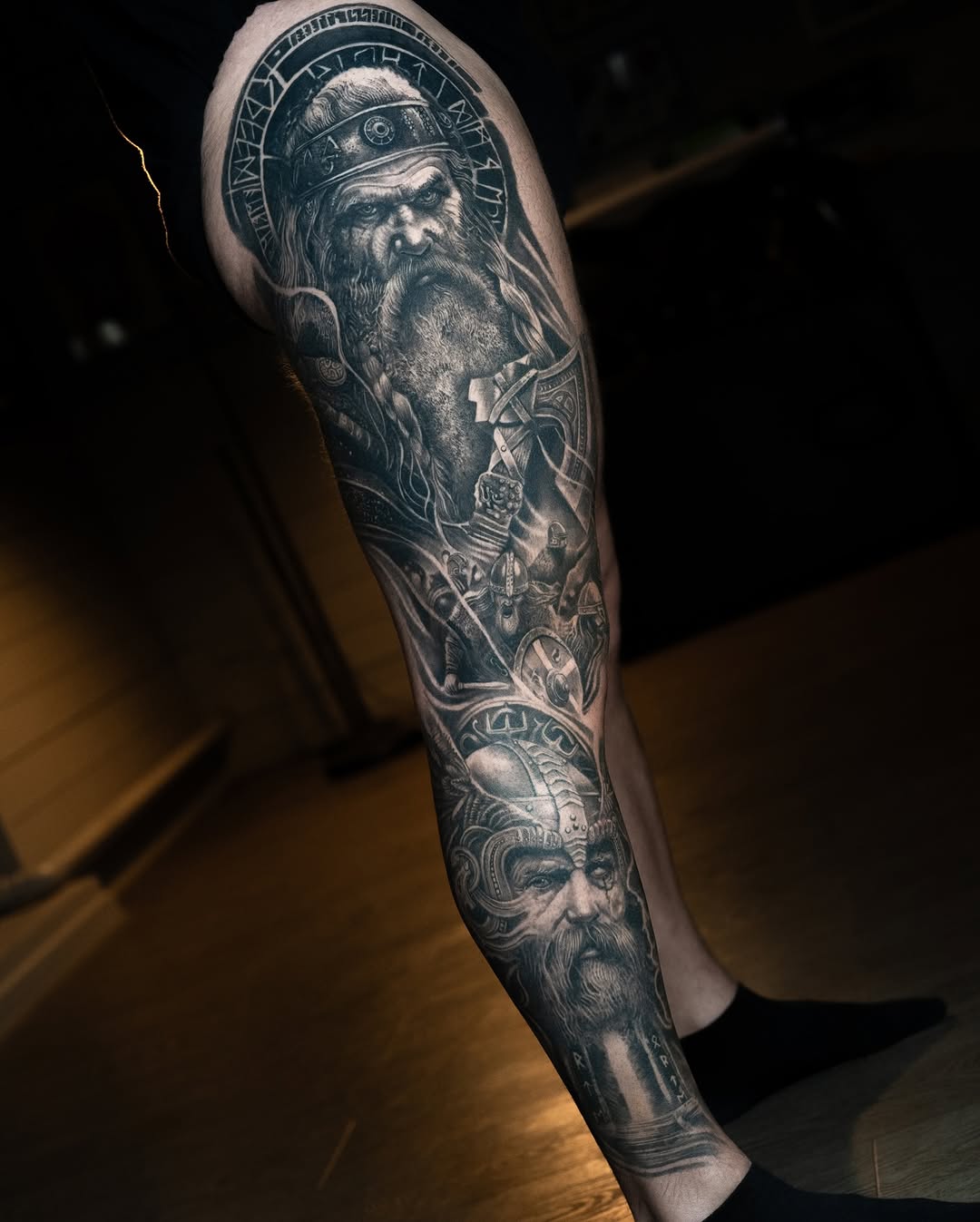 Tattoo by @mumia916 — black_and_grey, realism