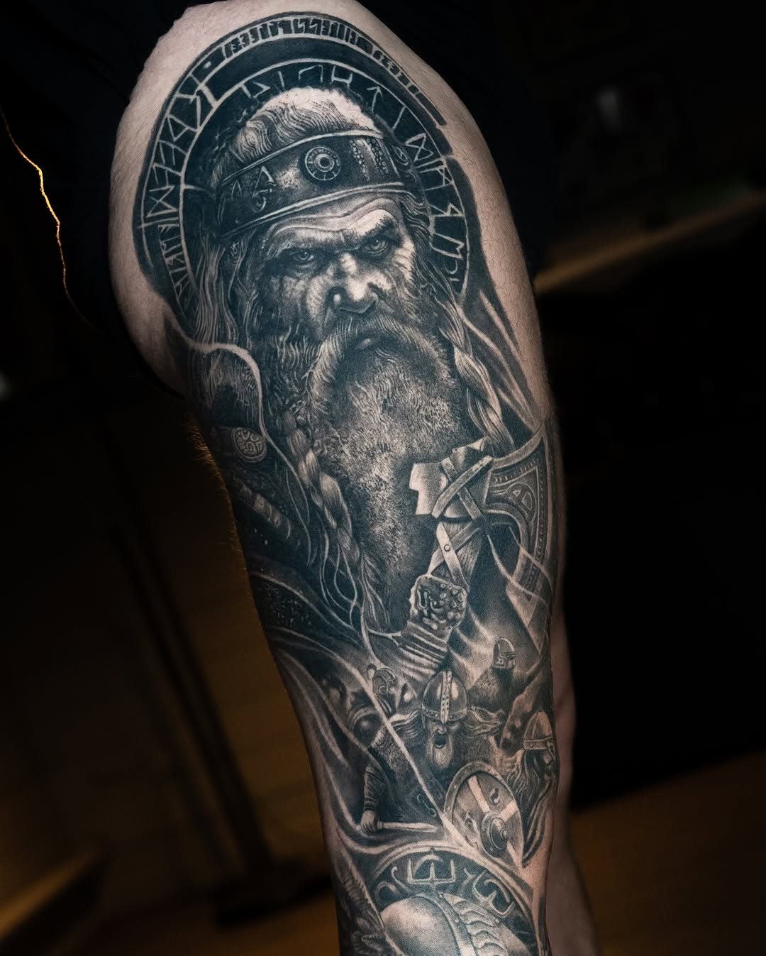 Tattoo by @mumia916 — black_and_grey, realism