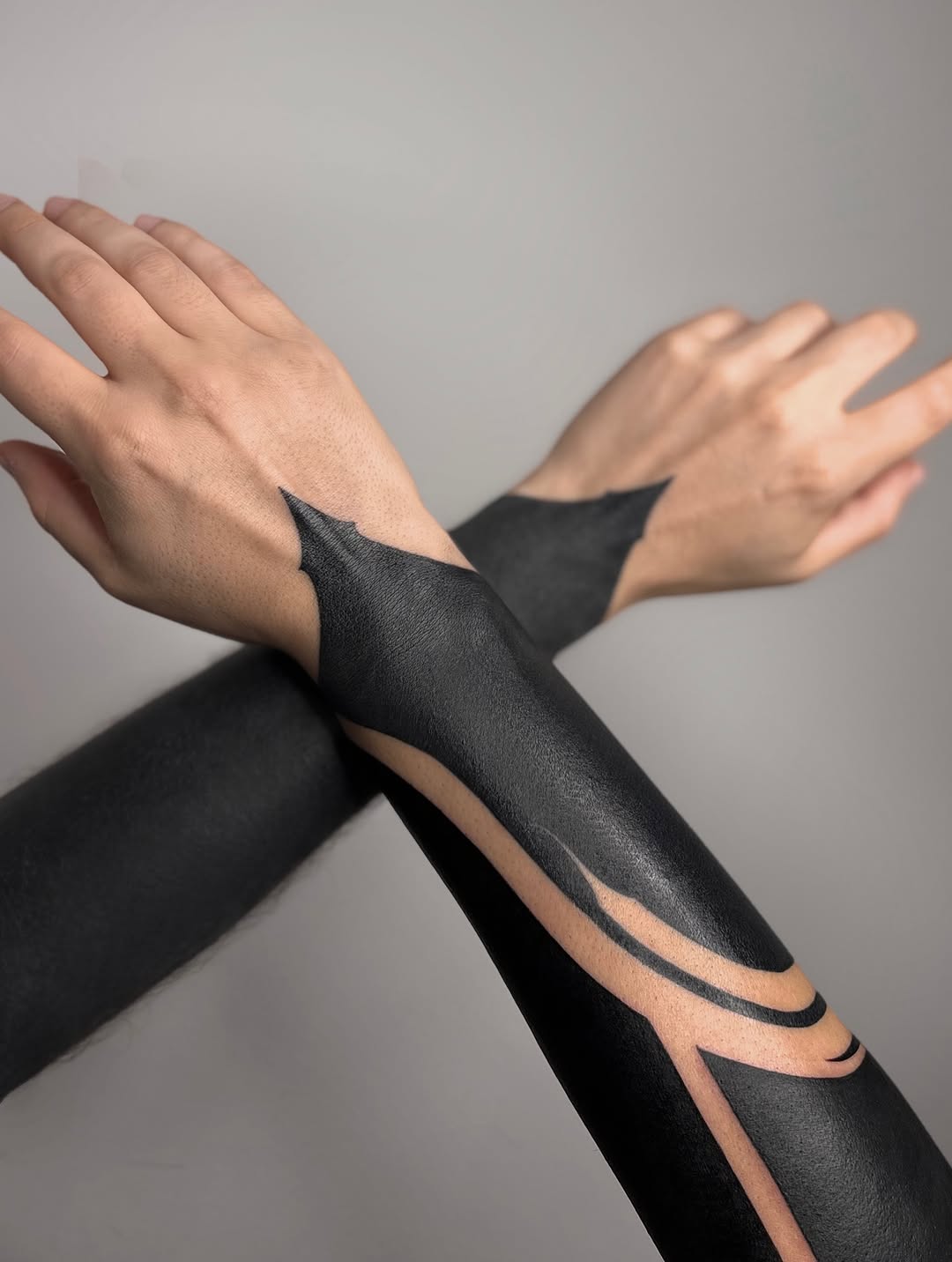 Tattoo by @azchiara — blackwork, geometric