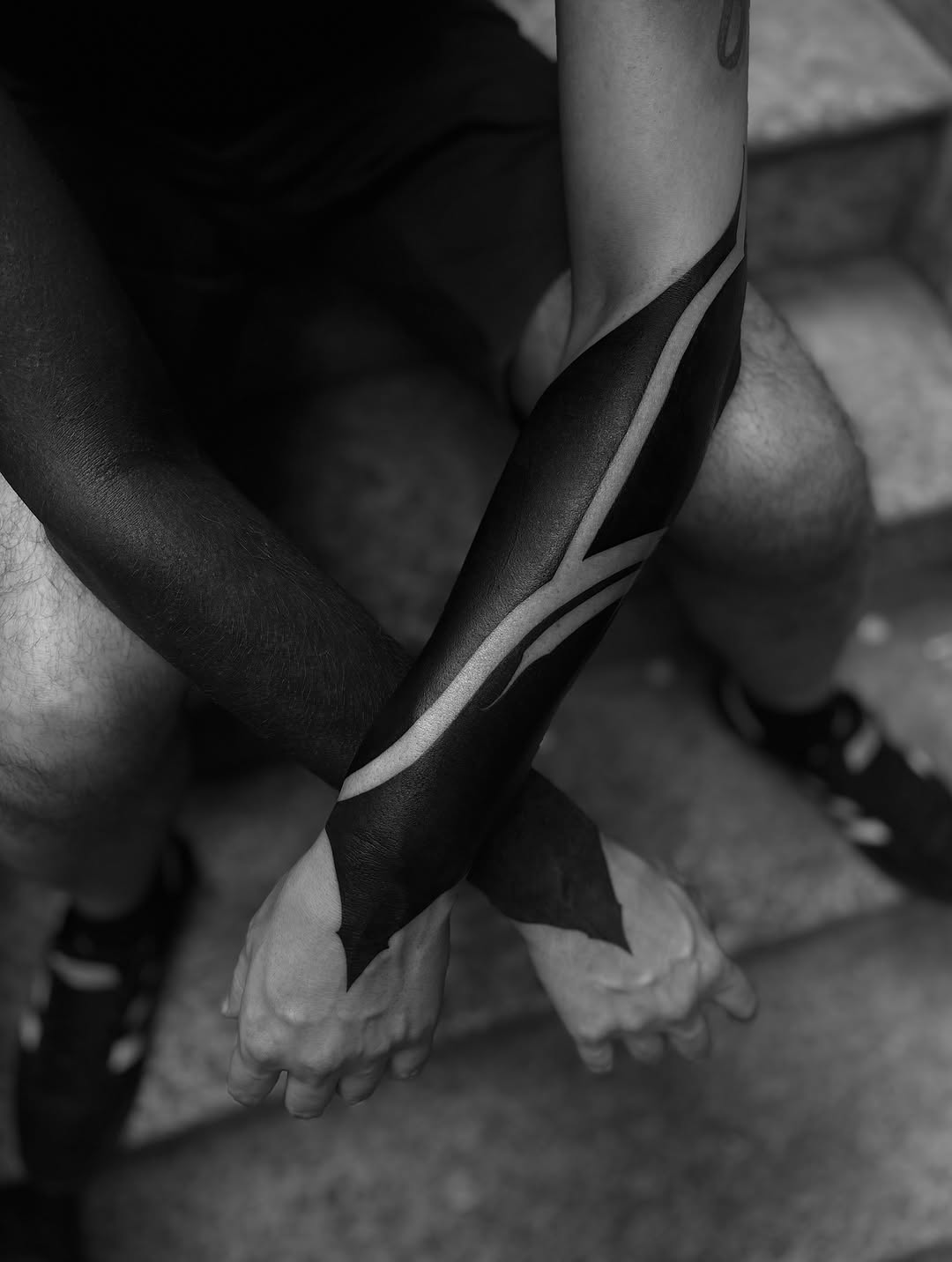 Tattoo by @azchiara — blackwork, geometric