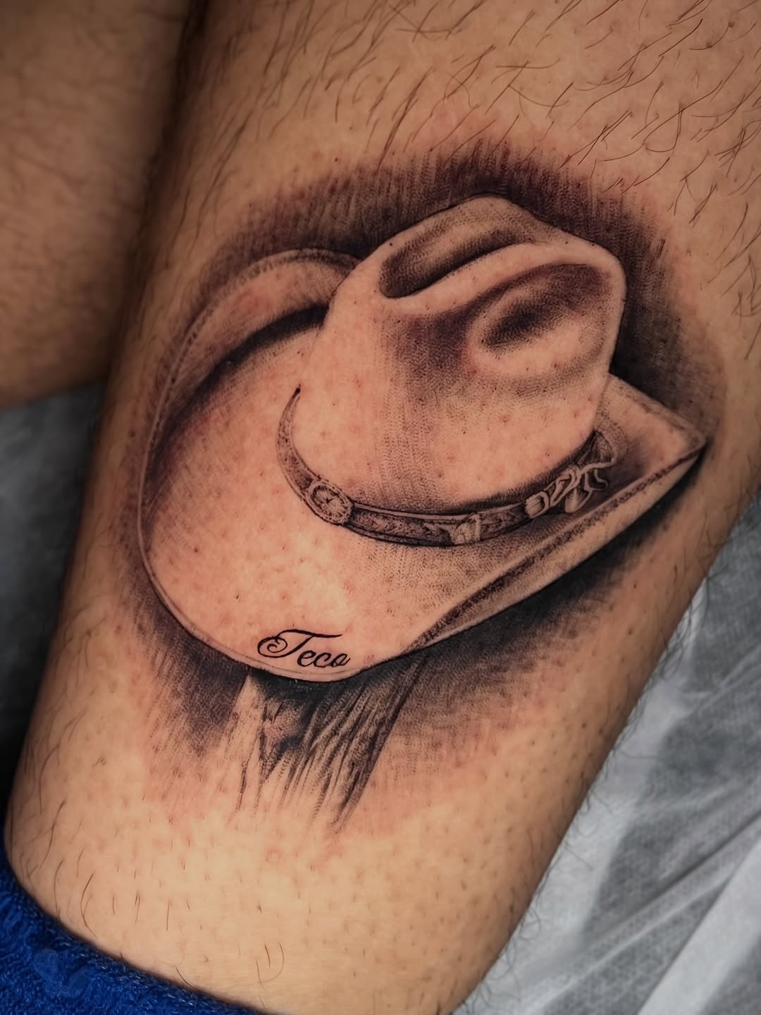 Tattoo by @tinys.tattoos — realism, black_and_grey