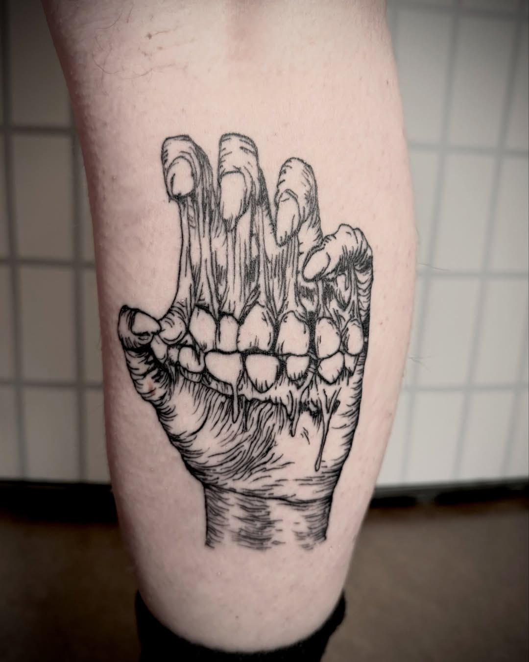 Tattoo by @krisnotch_tattoo — dark_realism, illustrative