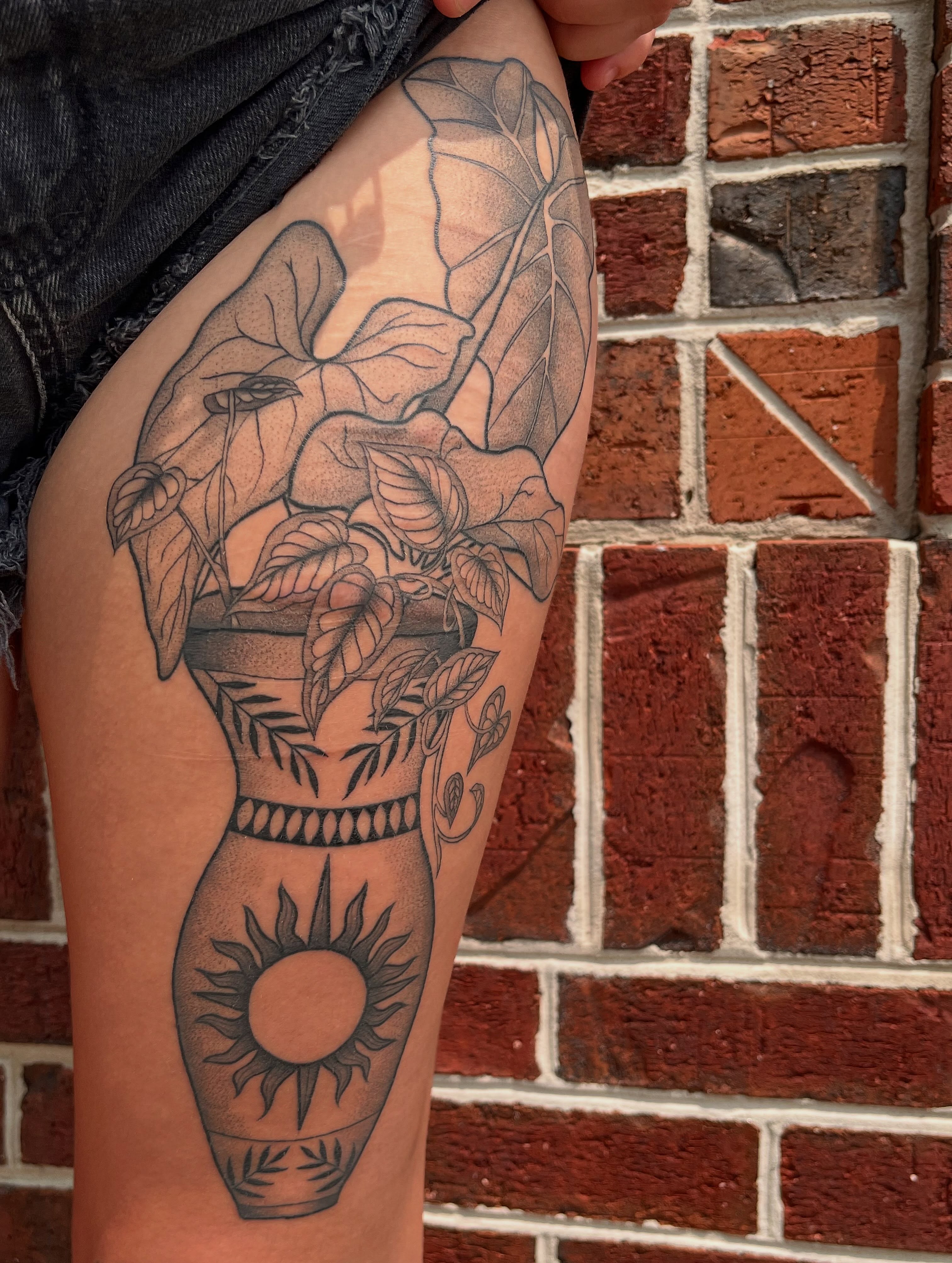 Tattoo by @artisanbodypiercingandtattoo — black_and_grey