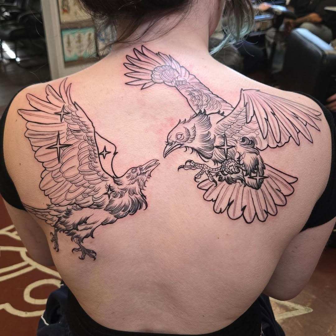 Tattoo by @tattoosbyirma_sftp — blackwork, illustrative
