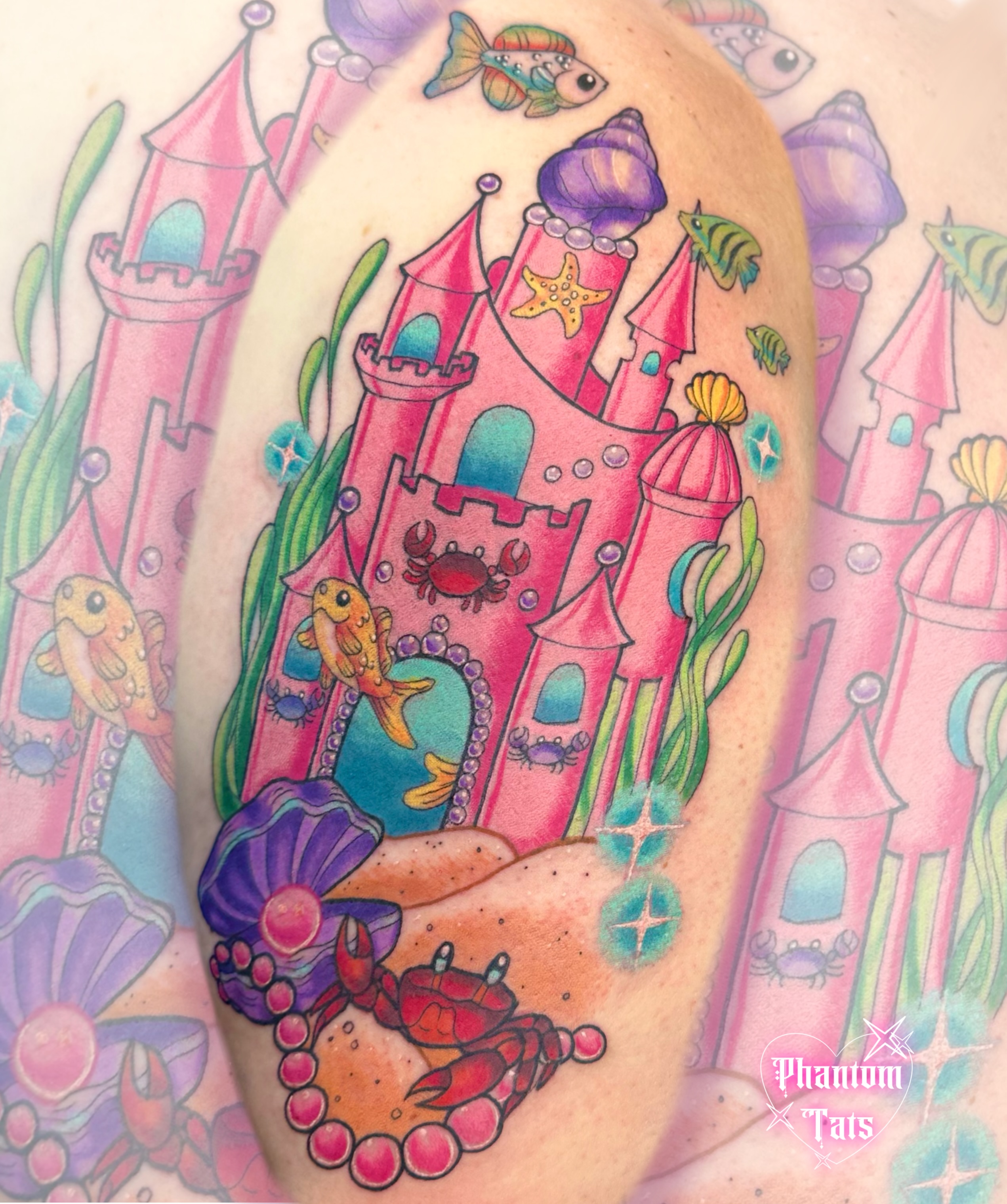Tattoo by @phantom.tats — new_school, illustrative