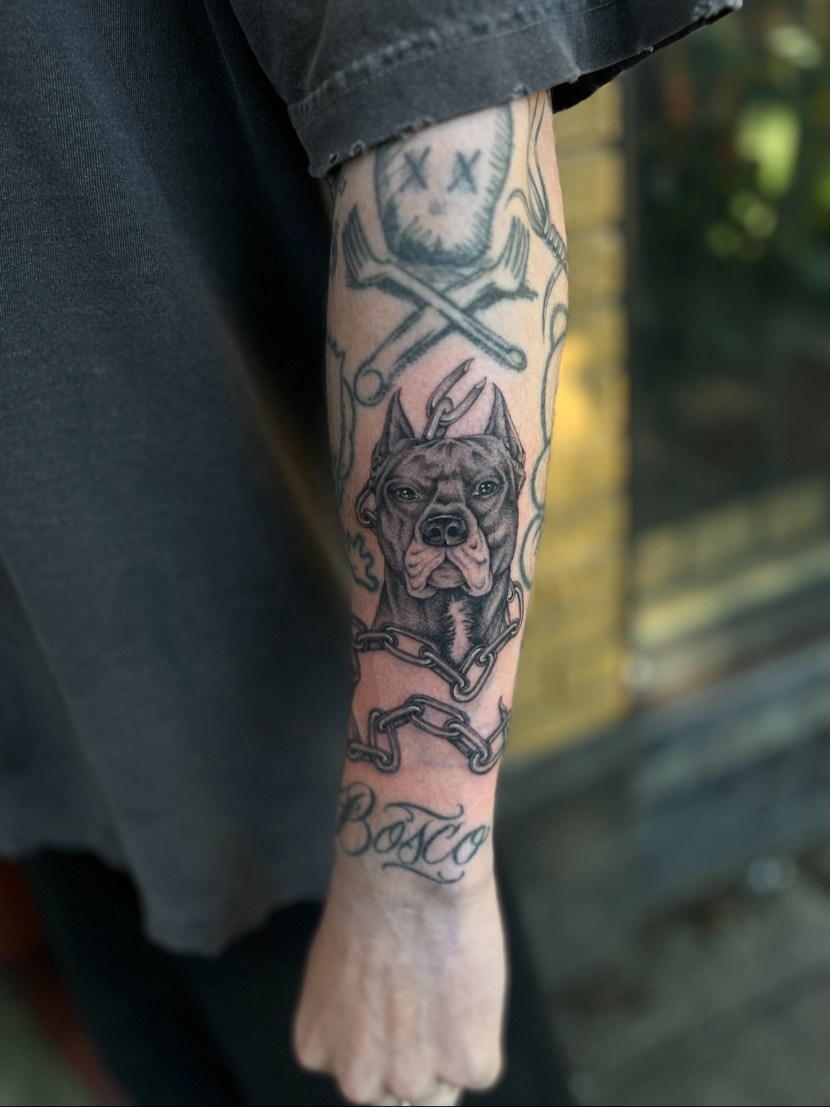 Tattoo by @dagger.eyes — black_and_grey, realism