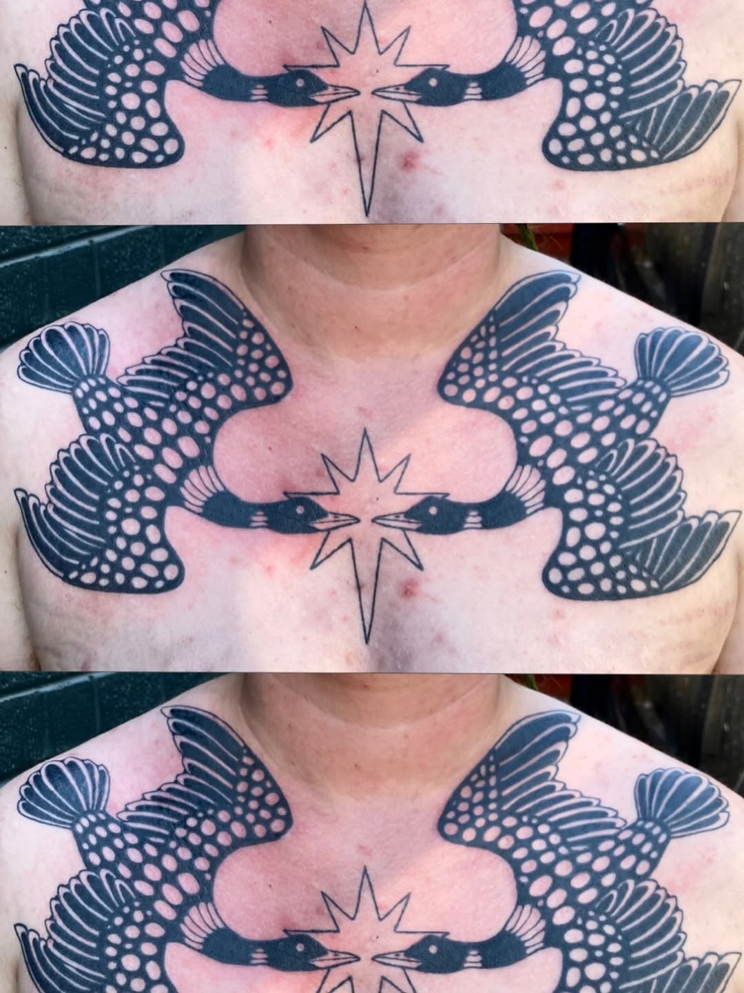 Tattoo by @lemonboyinks — blackwork