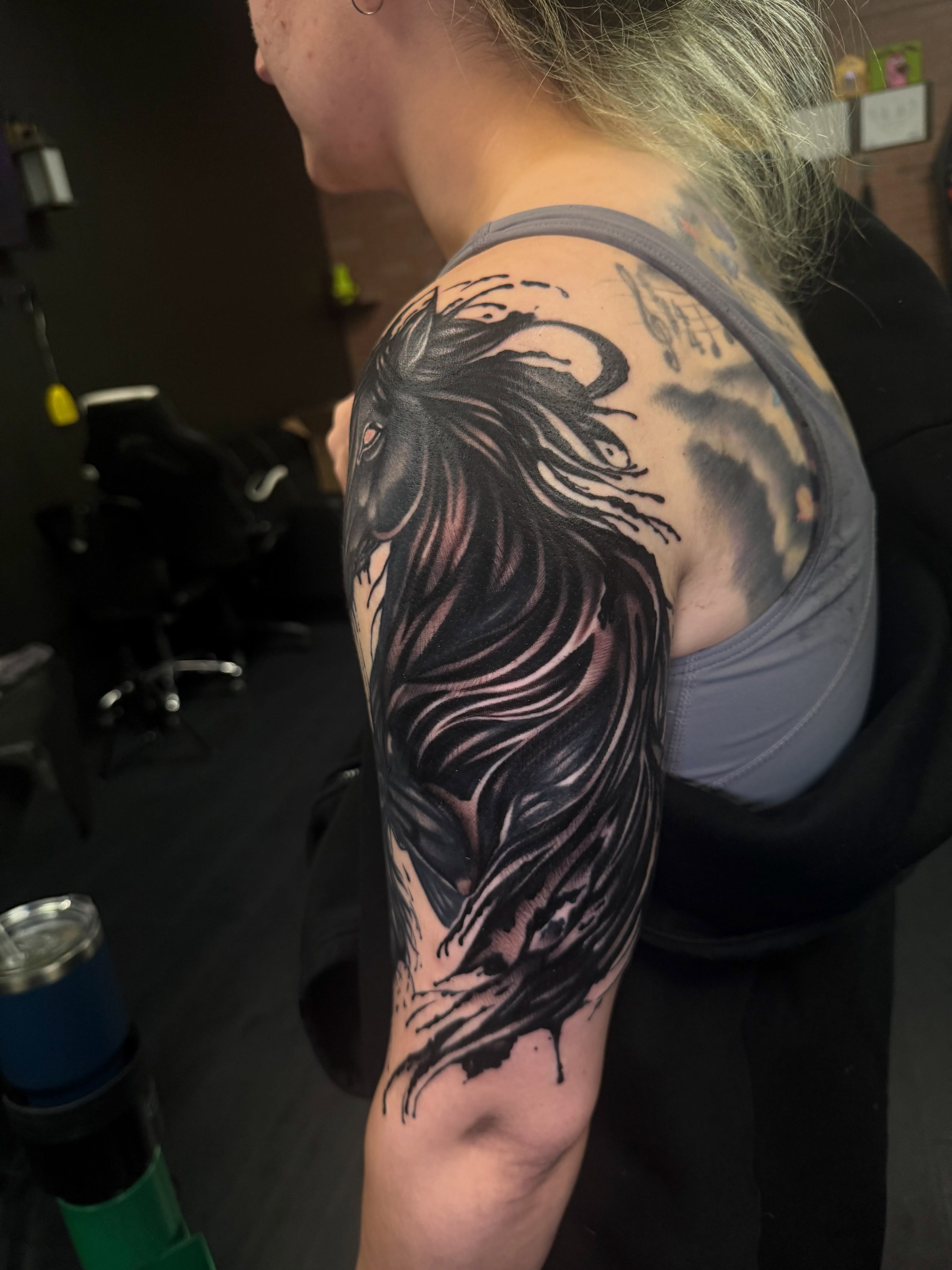 Tattoo by @mademariontattoos — black_and_grey, realism