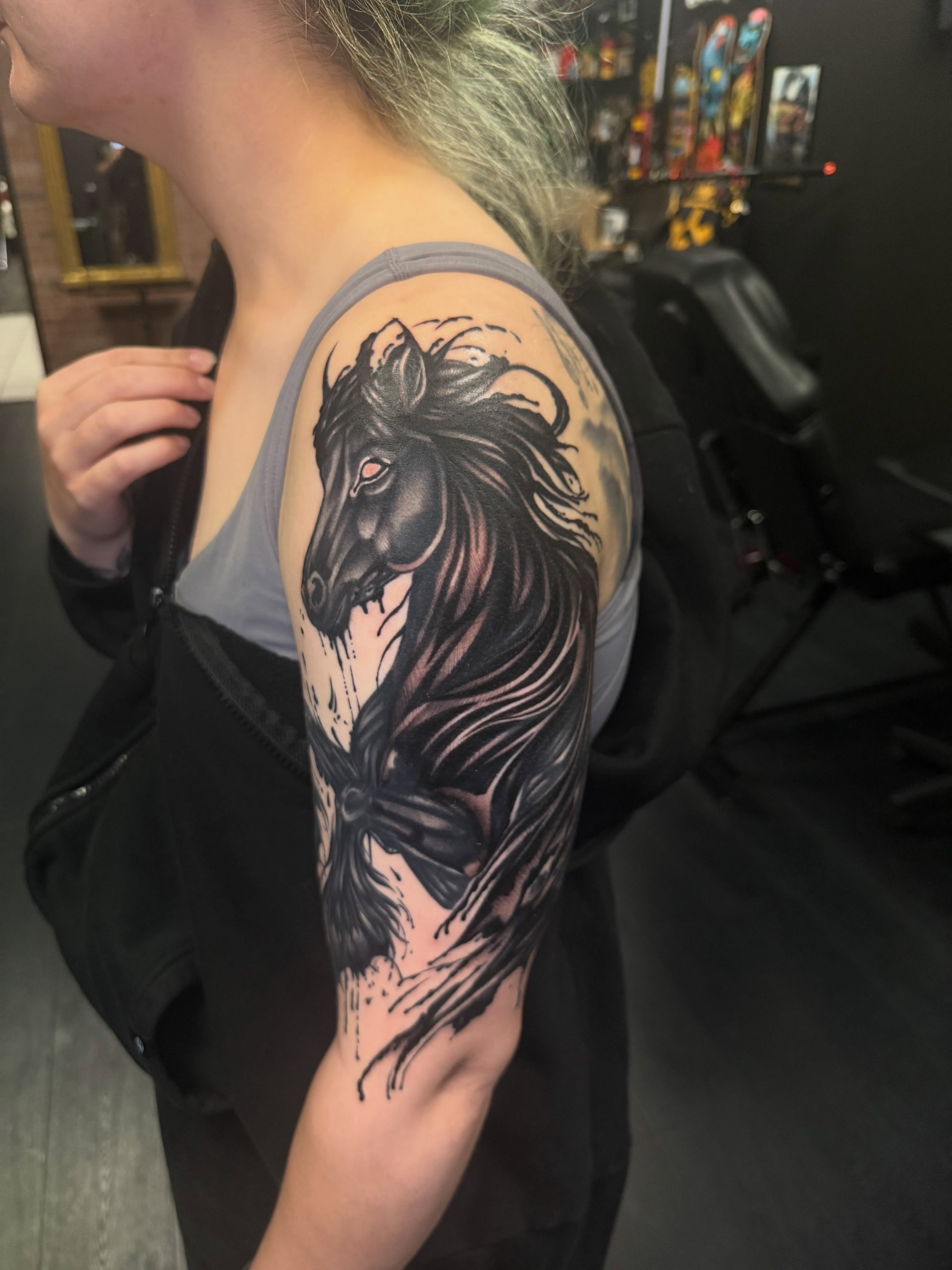 Tattoo by @mademariontattoos — realism, dark_realism