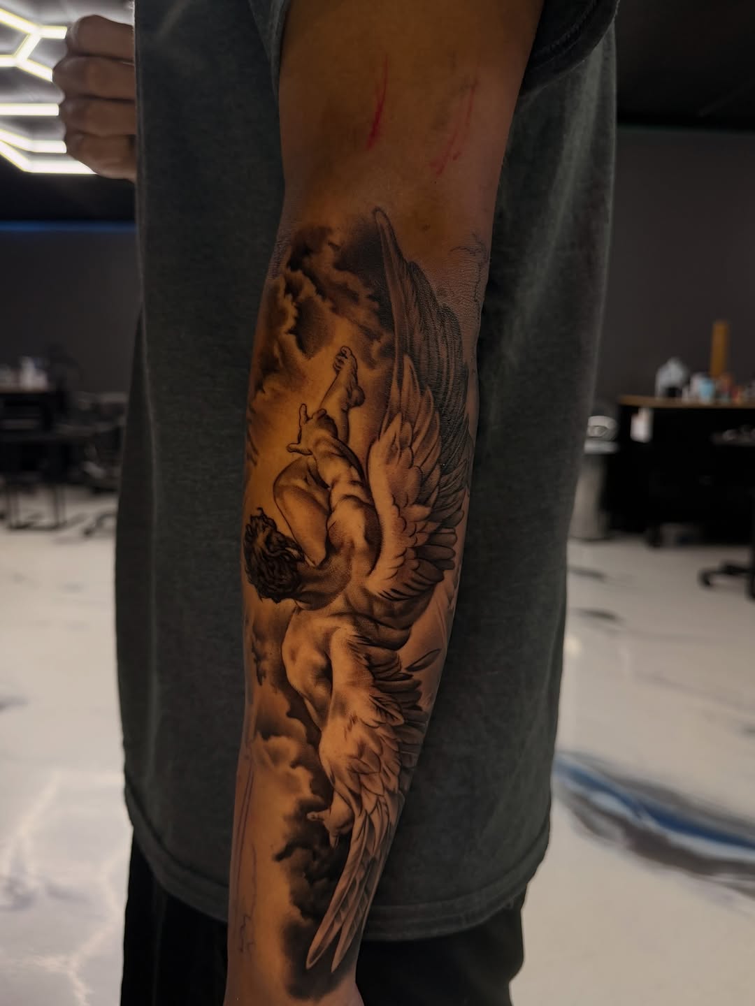 Tattoo by @tattoosbyivang — realism, black_and_grey