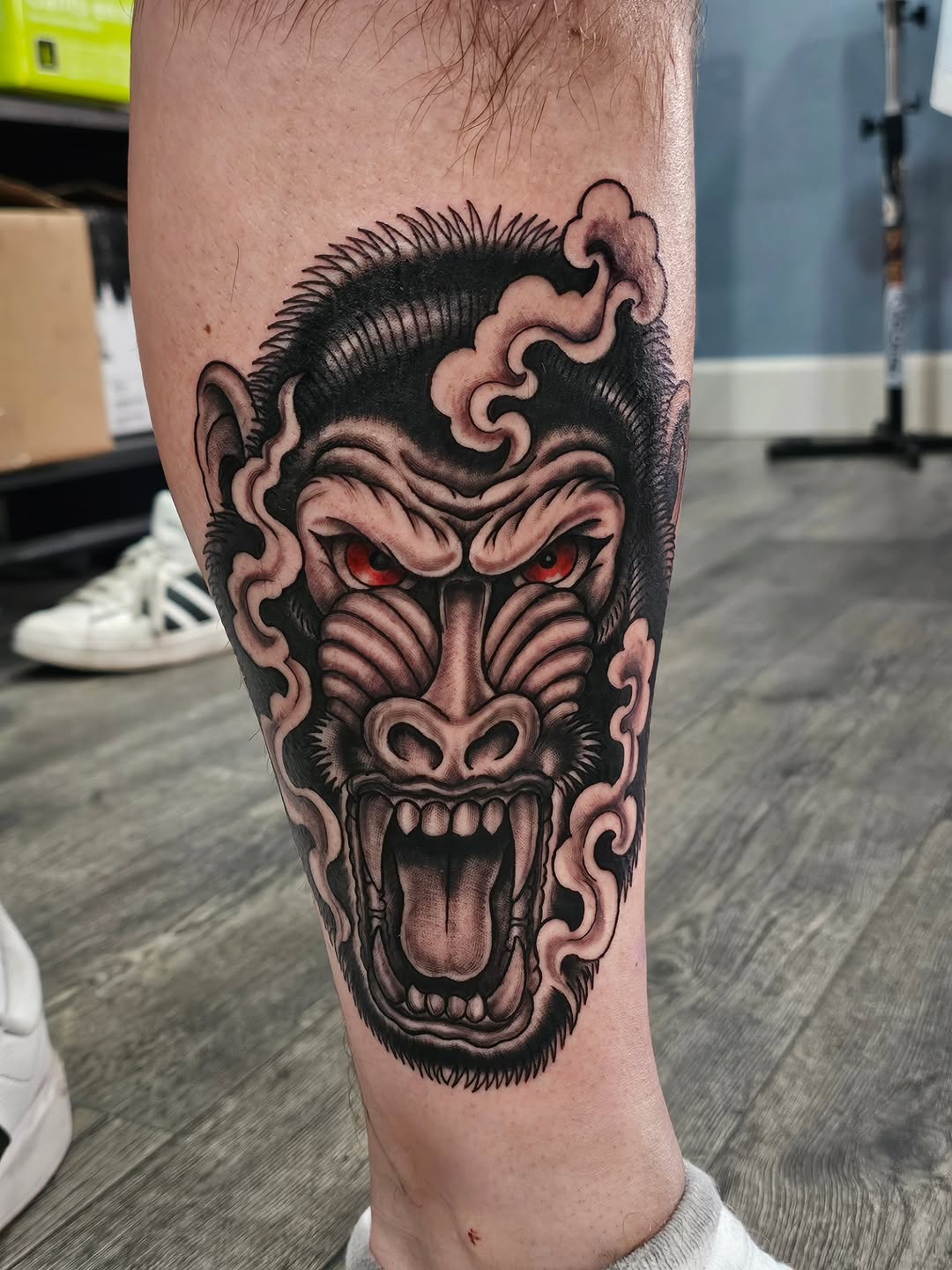 Tattoo by @ashmoretattoos86 — black_and_grey, realism