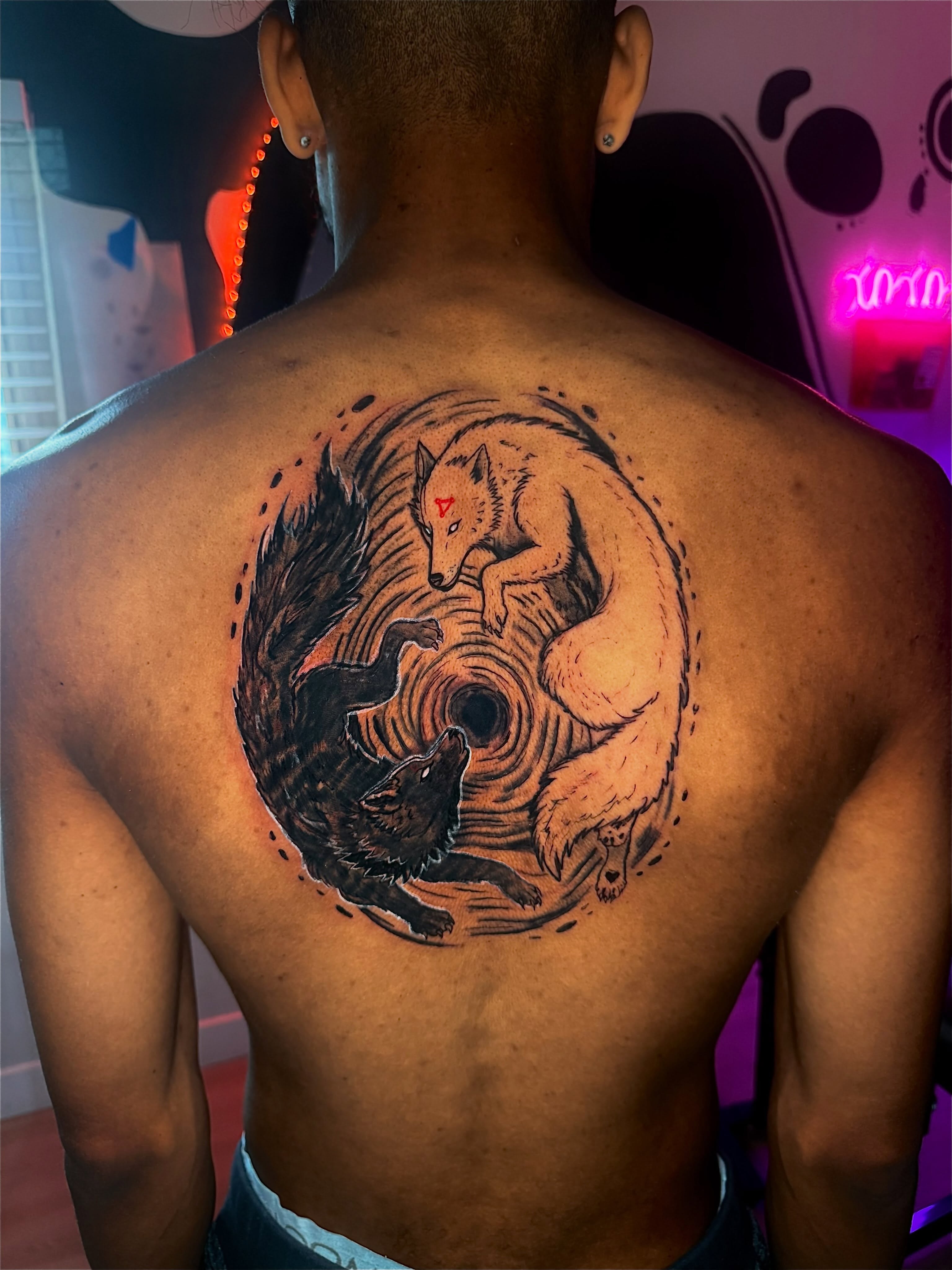 Tattoo by @_kelsoink โ neo_traditional, dotwork