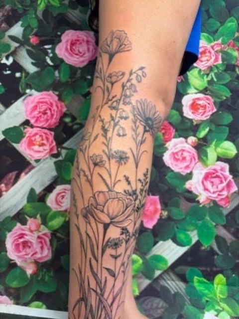 Tattoo by @stigmatat2 — black_and_grey