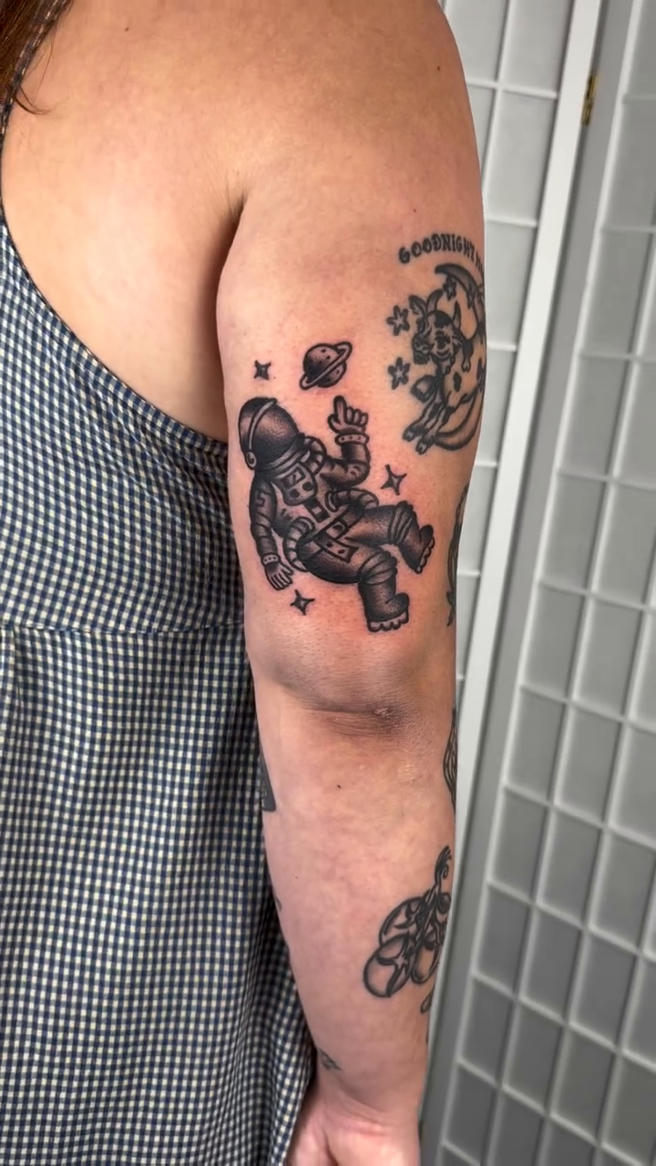 Tattoo by @sadvladink — black_and_grey, realism