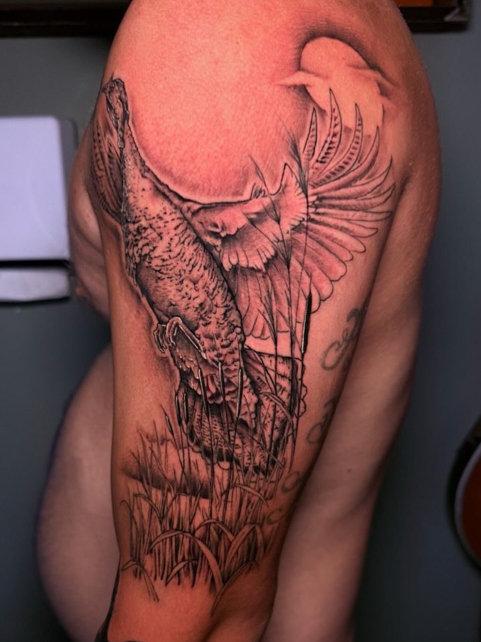 Tattoo by @stigmatat2 — realism, black_and_grey