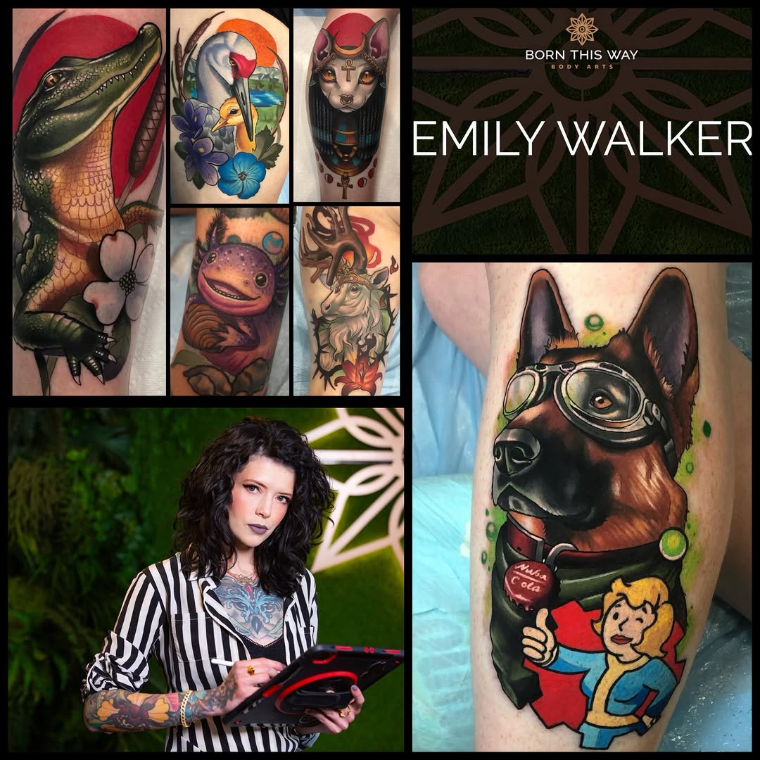 Tattoo by @emilywalkertattoo — realism, new_school