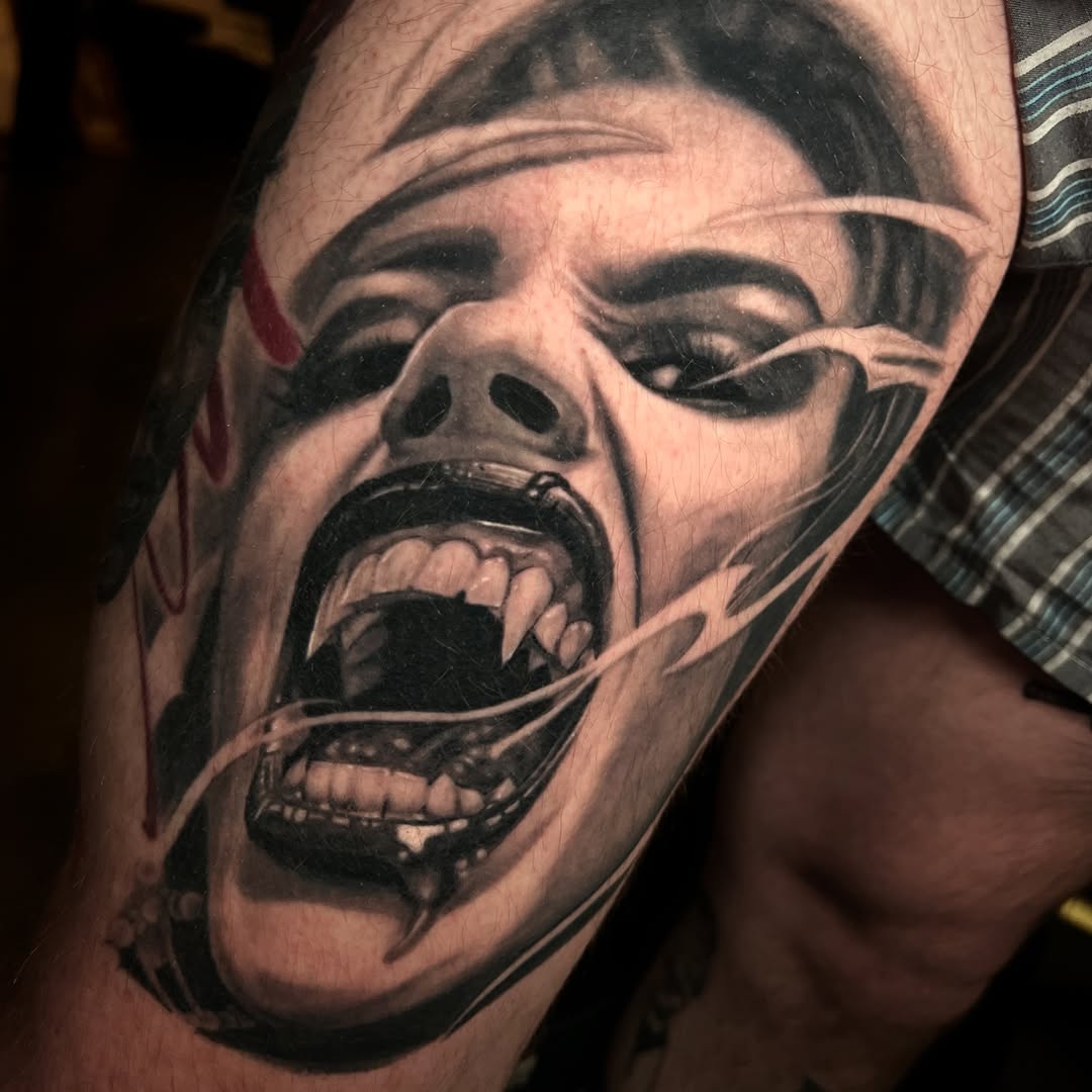 Tattoo by @whoaskedburke — realism, dark_realism