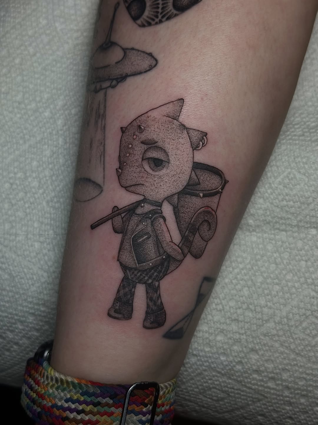 Tattoo by @inkygremlin — black_and_grey, realism