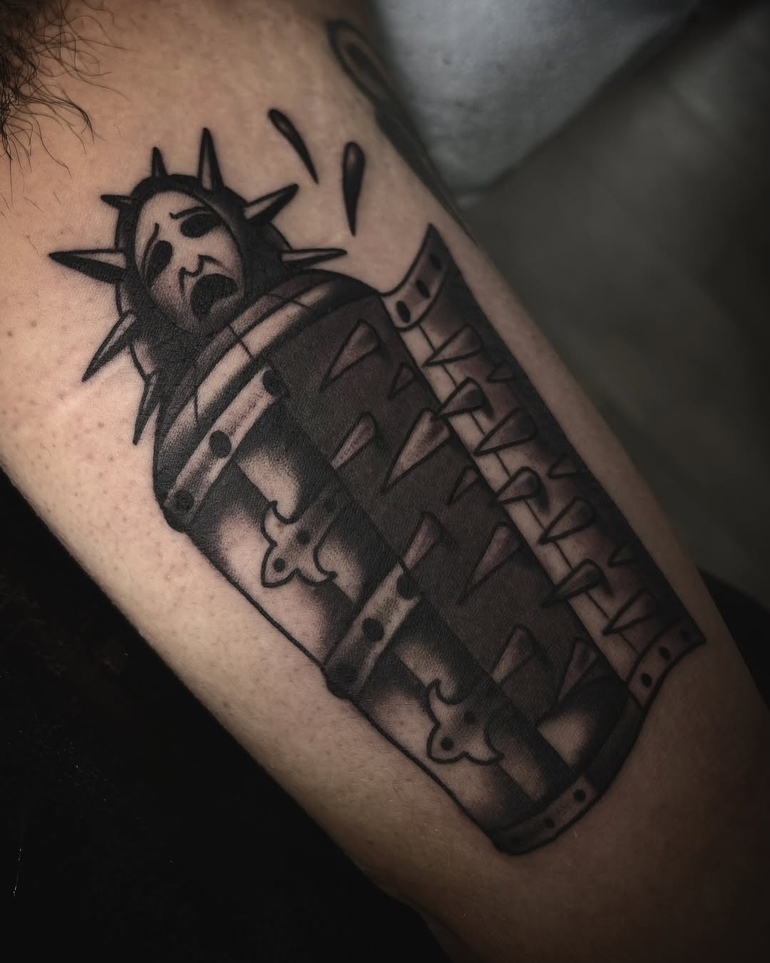 Tattoo by @samanthaxtattoo — american_traditional, black_and_grey