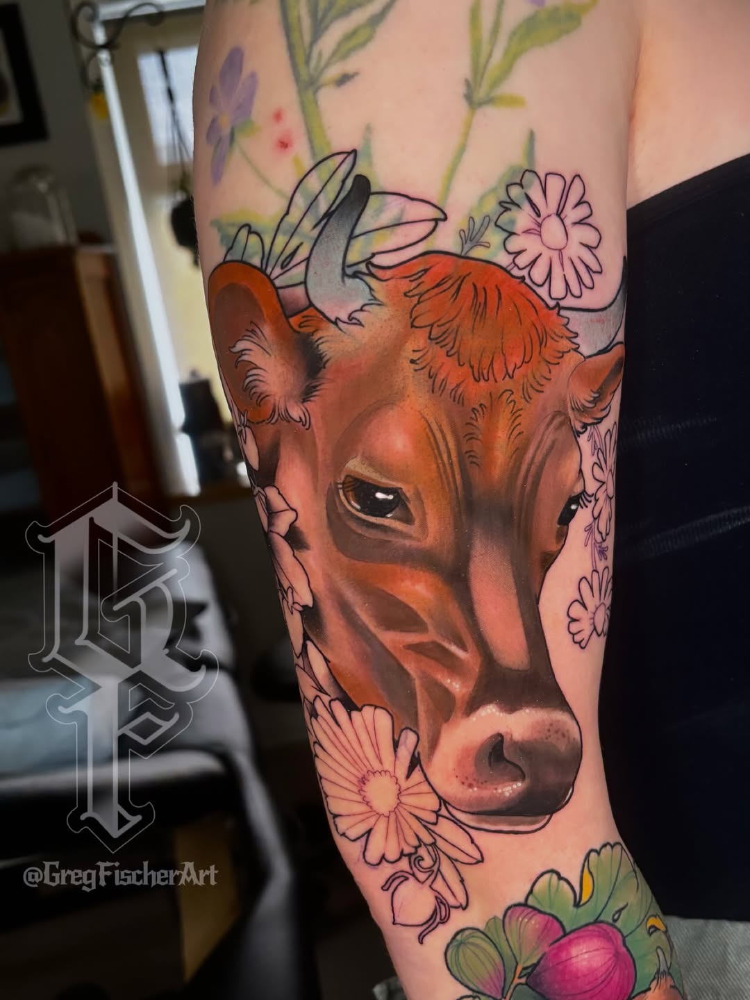 Tattoo by @gregfischerart โ realism, fine_line