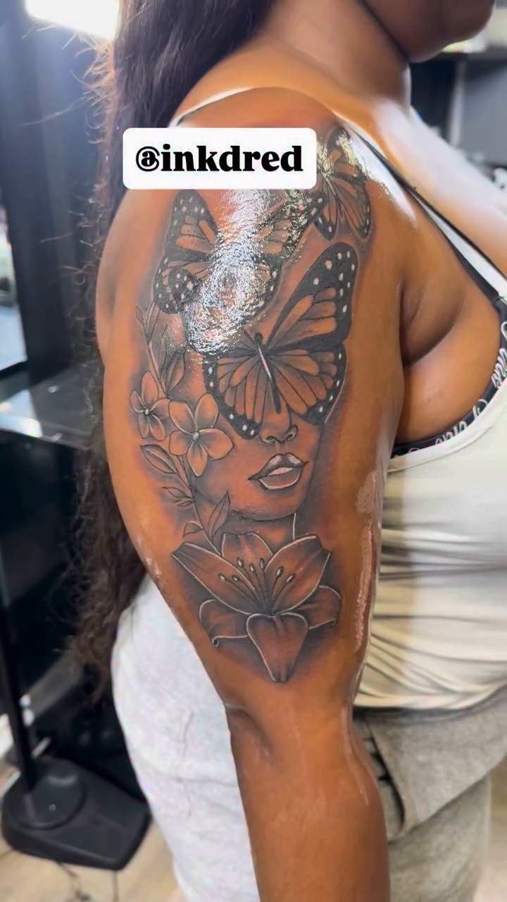 Tattoo by @inkdred β black_and_grey, realism
