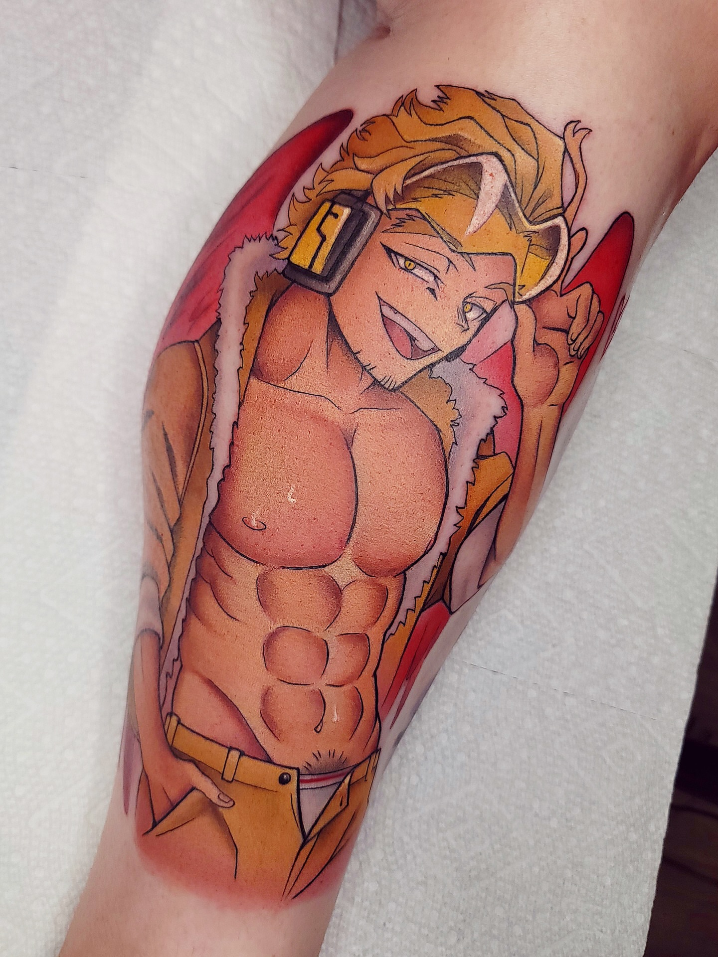 Anime character anime tattoo on the forearm by πΌπππΎππΌ π
πΌππππ