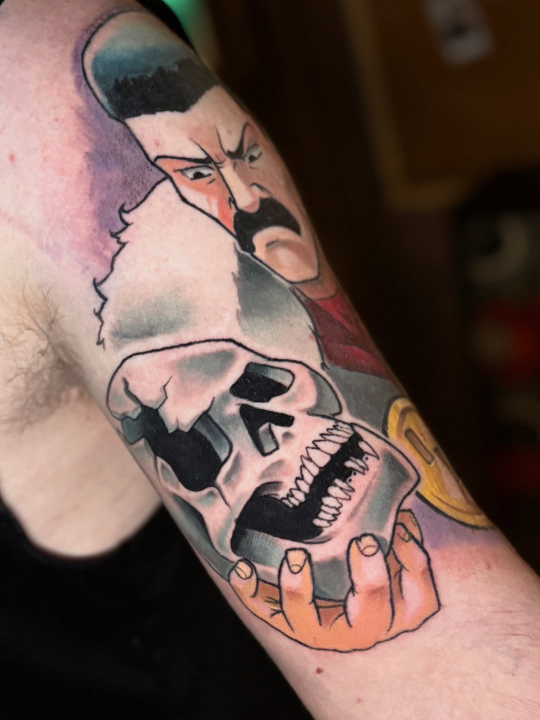 Tattoo by @haleboy.tattoos — new_school, anime