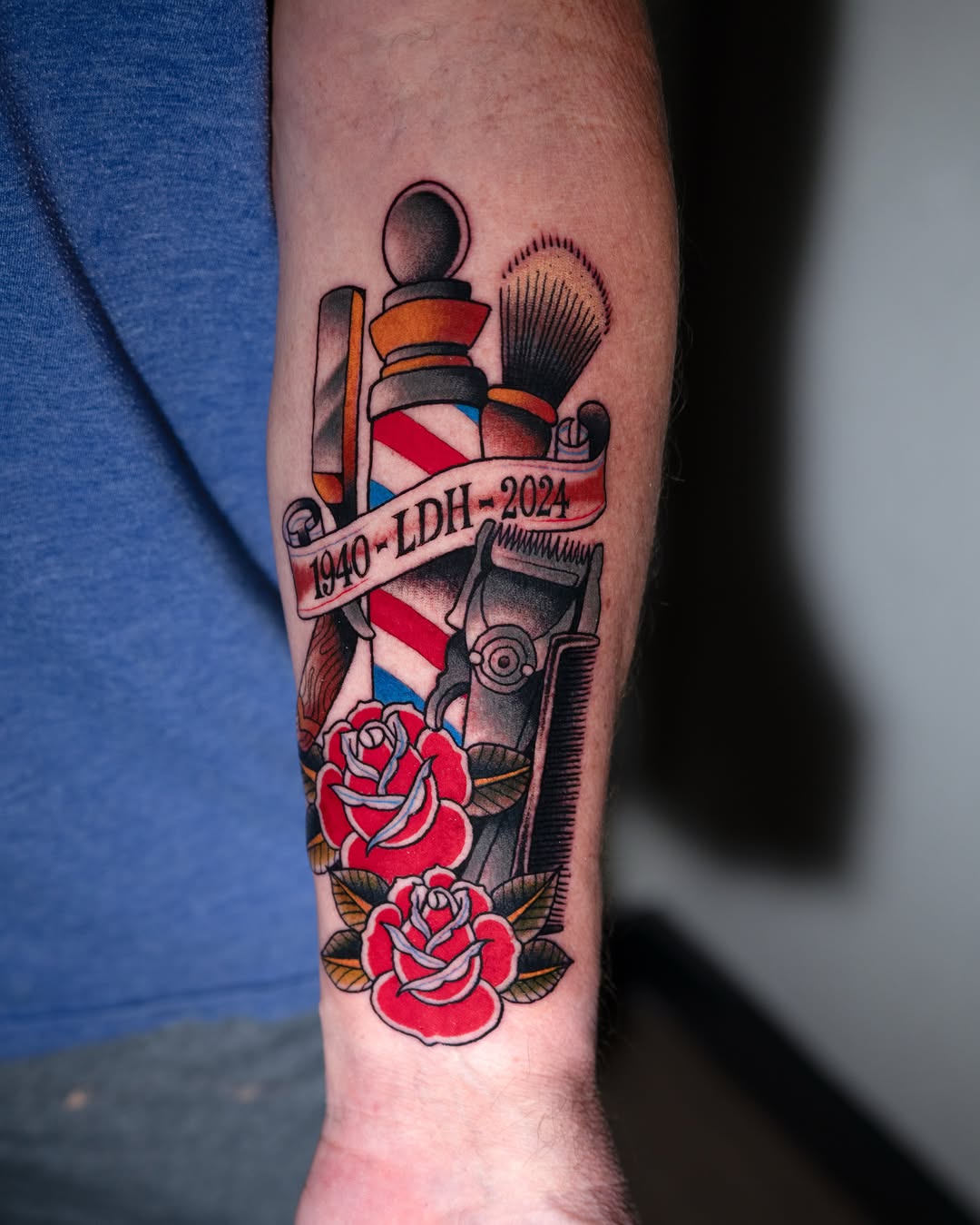 Tattoo by @dannytattoos โ american_traditional, lettering_script
