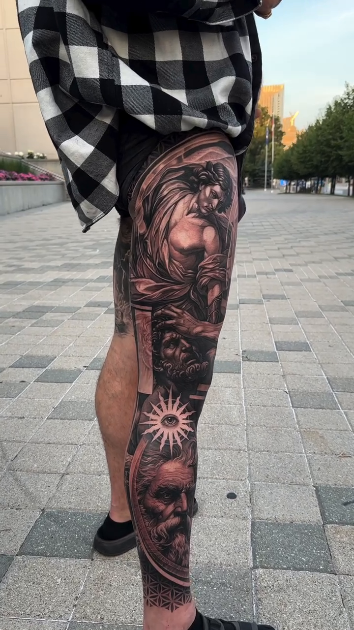 Tattoo by @tattooist_steven — realism, dark_realism