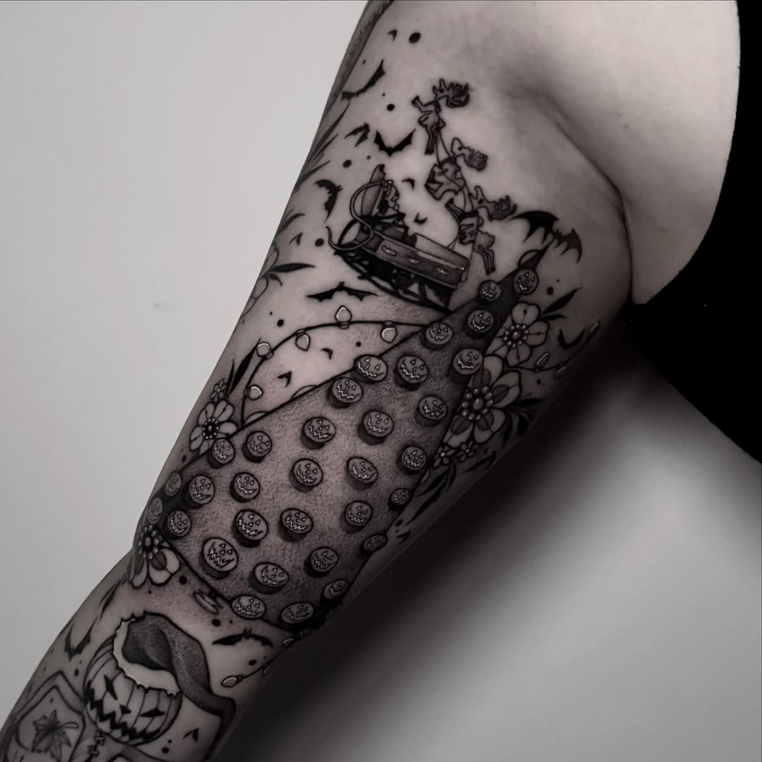 Tattoo by @vonntattoos — black_and_grey, realism
