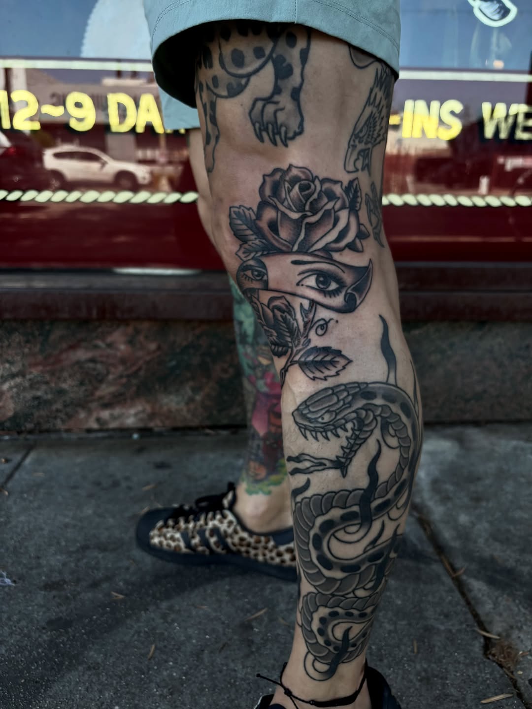 Tattoo by @alyssa_tattooss — american_traditional, black_and_grey