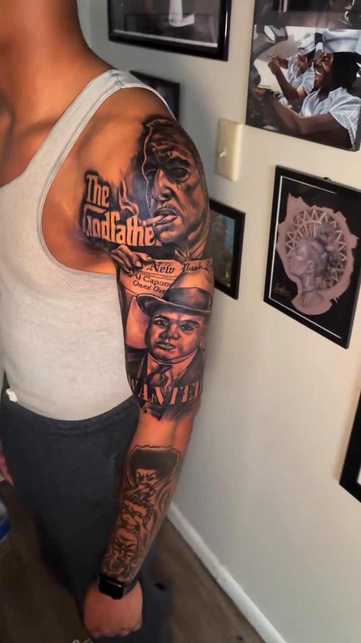 Tattoo by @_artbyjared — realism, black_and_grey