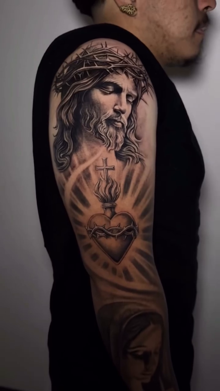 Tattoo by @mo_tats11 — realism, black_and_grey