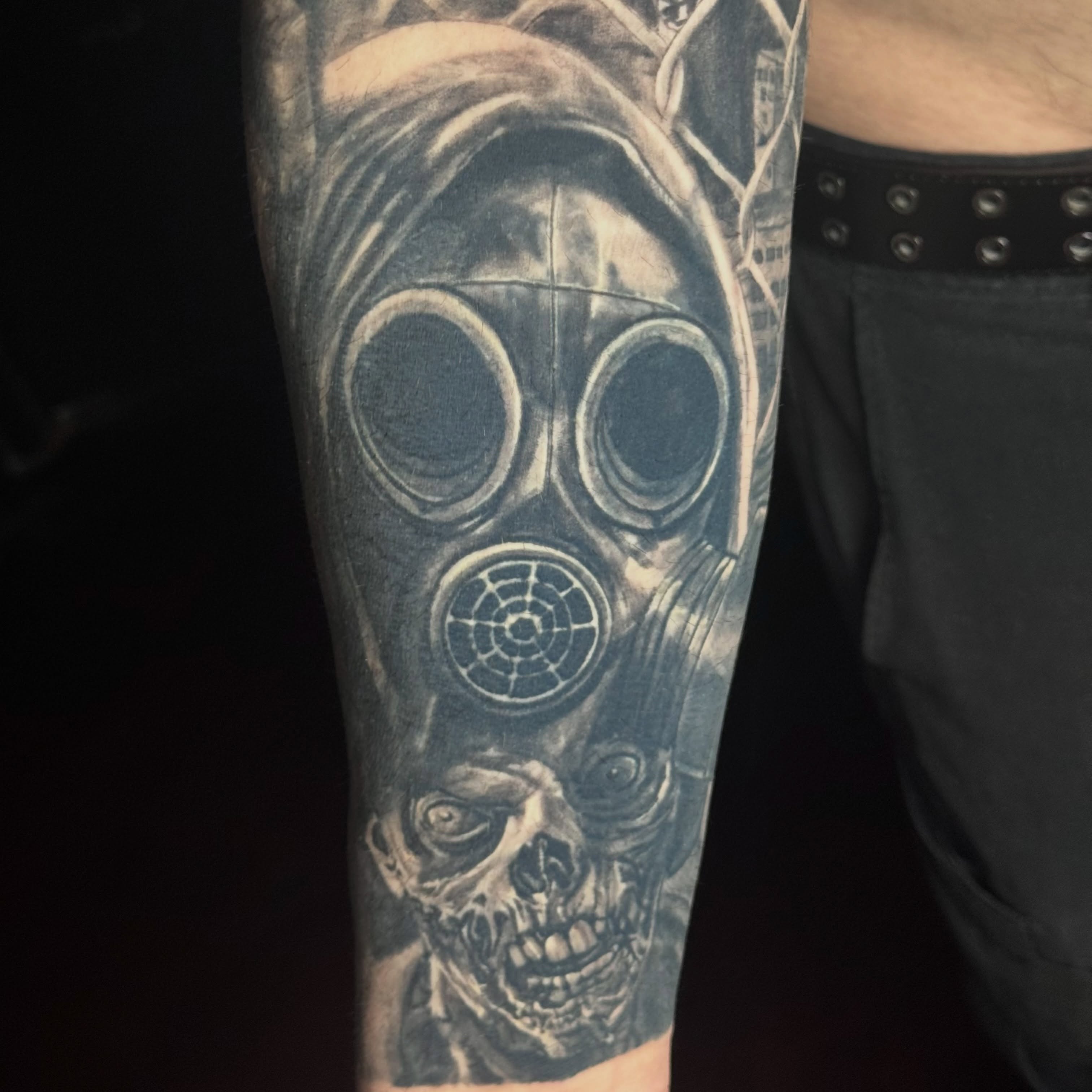 Tattoo by @tonywhodoestattoos — black_and_grey, realism