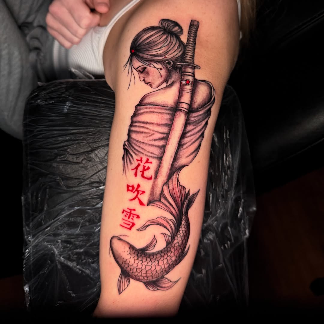 Tattoo by @glockontop — realism, japanese_irezumi