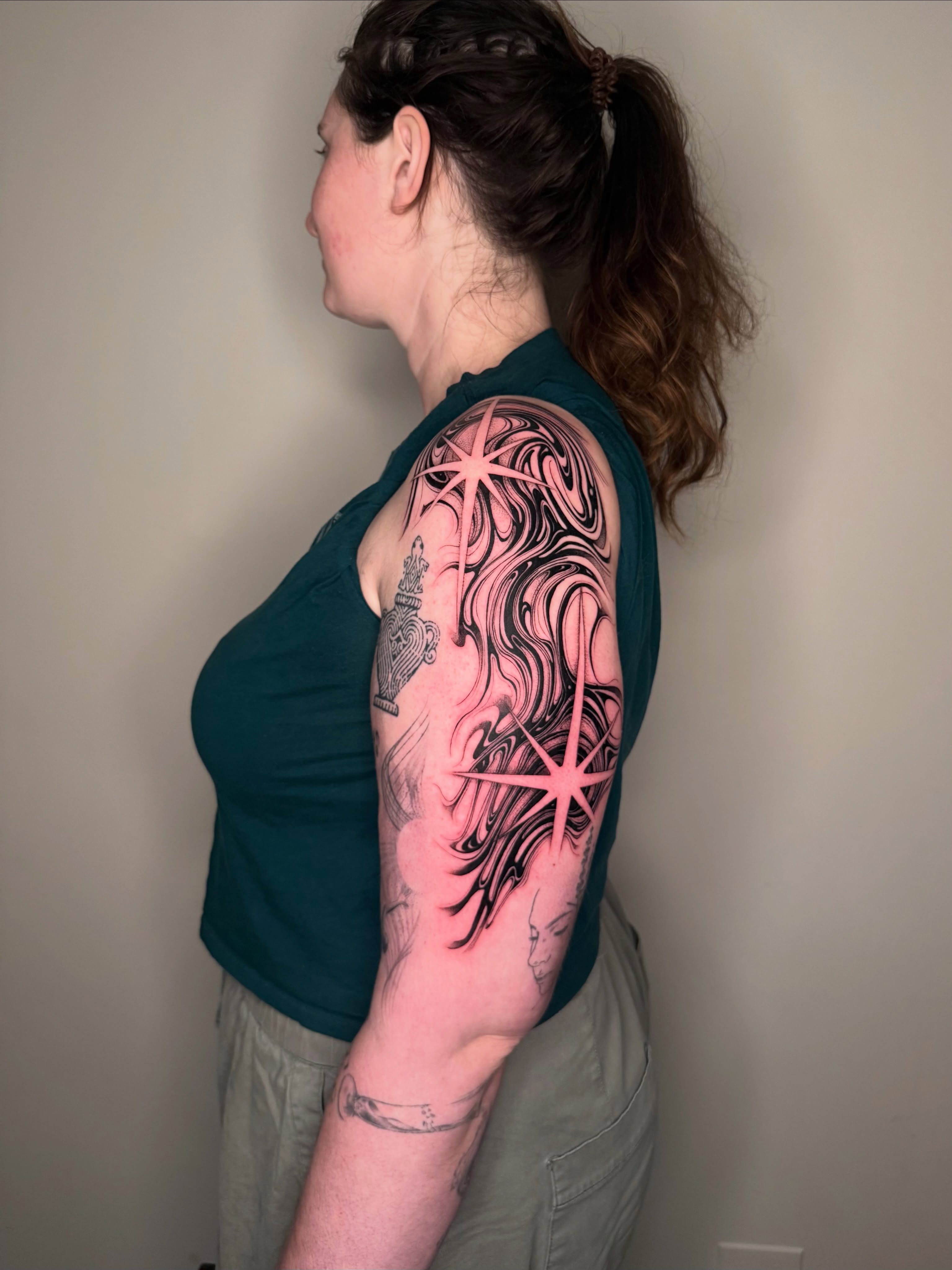 Tattoo by @voldblk — black_and_grey