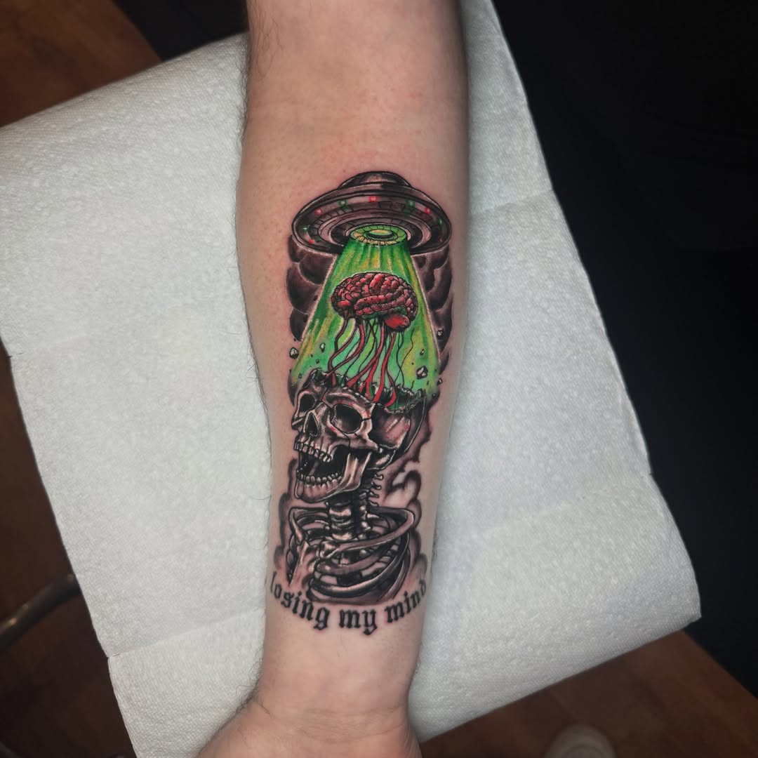 Tattoo by @glockontop — realism, surrealism