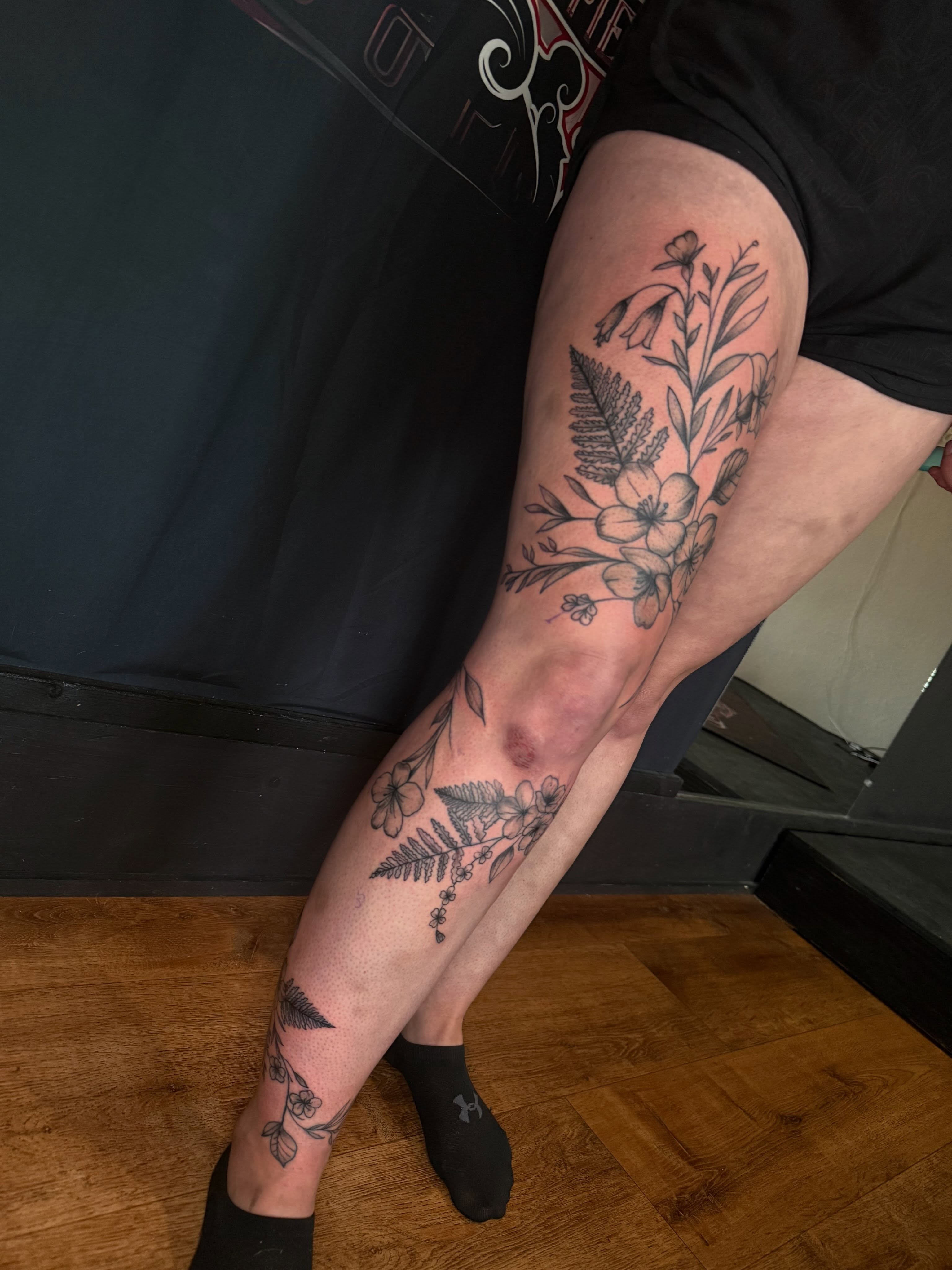 Tattoo by @glockontop — black_and_grey