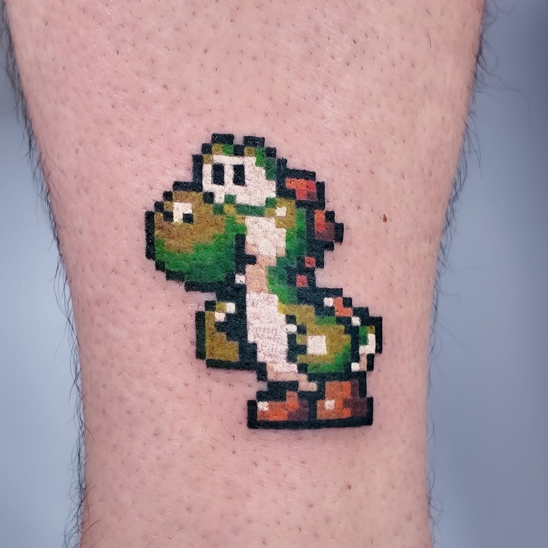 Tattoo by @mrpixel.tattooer — anime