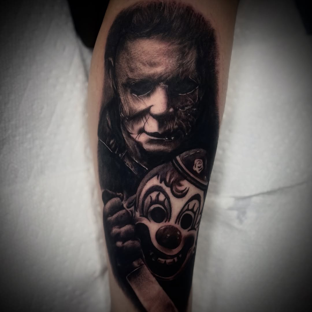 Tattoo by @eastofnoir — dark_realism, black_and_grey