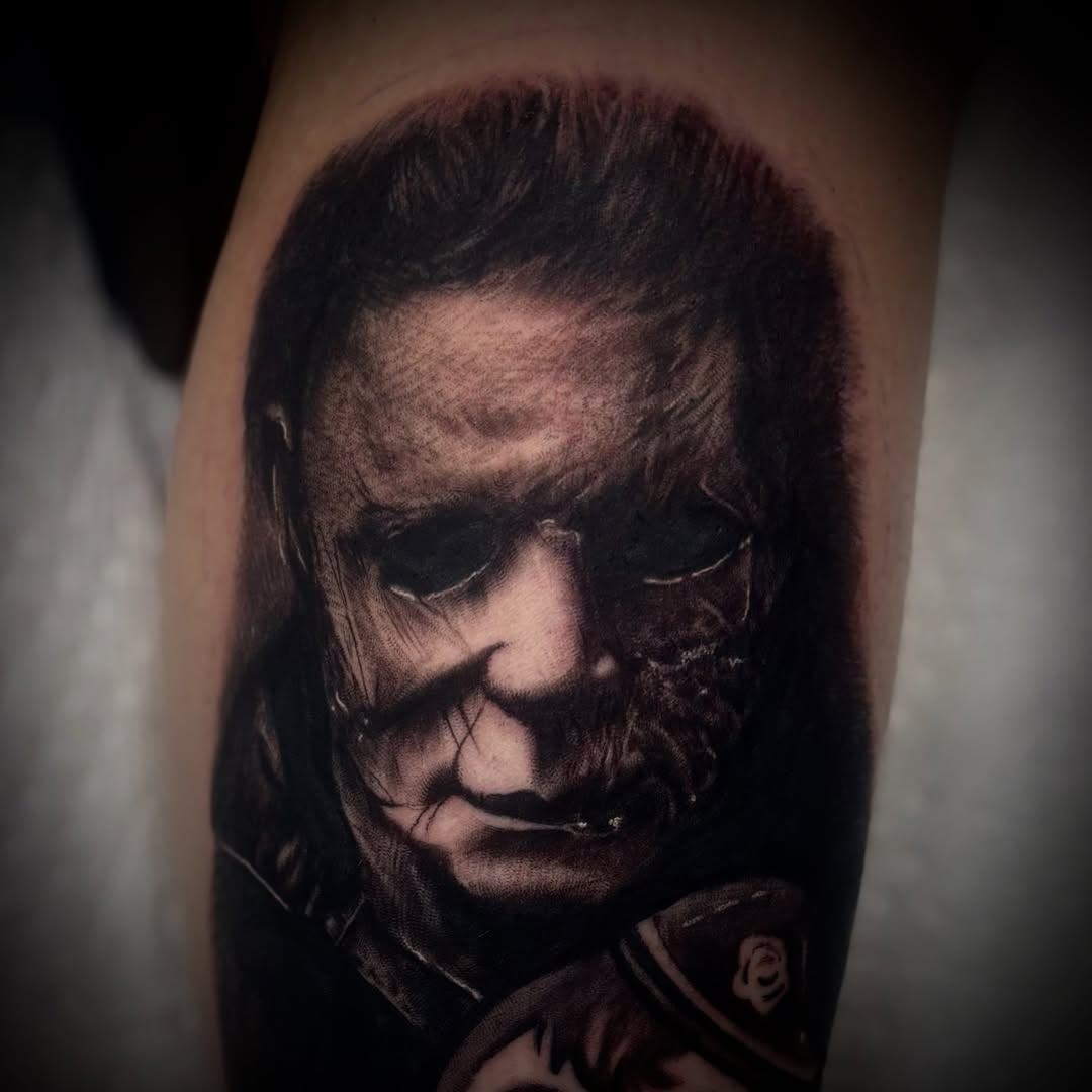 Tattoo by @eastofnoir — realism, black_and_grey