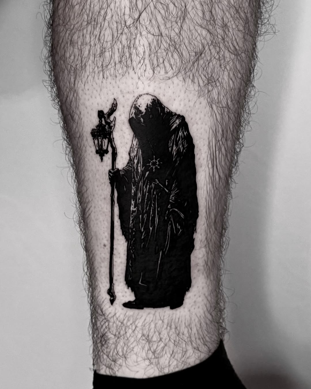 Tattoo by @caesar_tattooer — blackwork